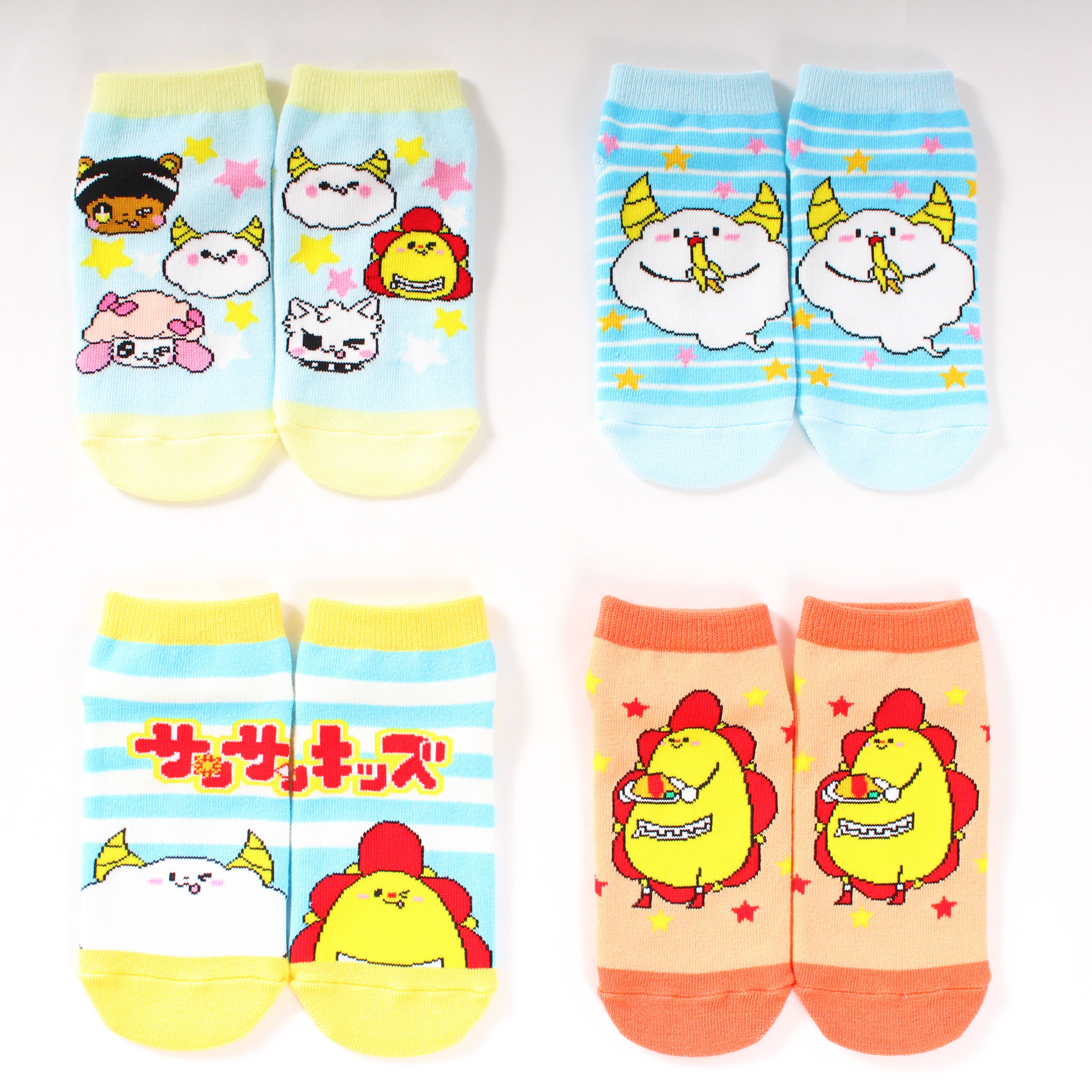 サンサンキッズ　セット売り サンサンキッズの靴下がバースデイオンラインストアなどから発売