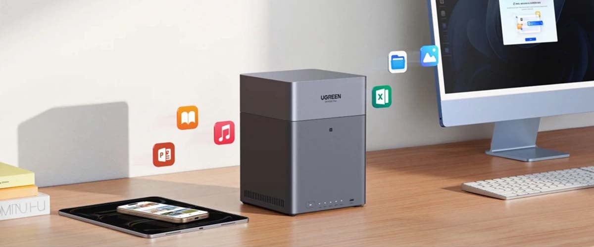 【新品未使用】 UGREEN NAS DH4300 Plus UGREEN DH4300 Plus NAS ストレージ 120TB – 家庭の思い出をAIで整理