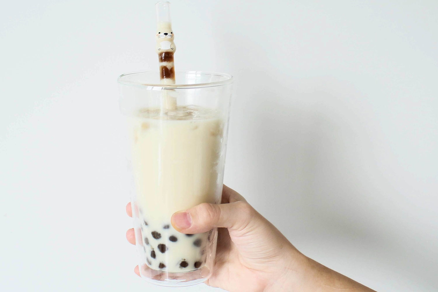 繰り返し使えるガラス製マイストロー「ラッコ」