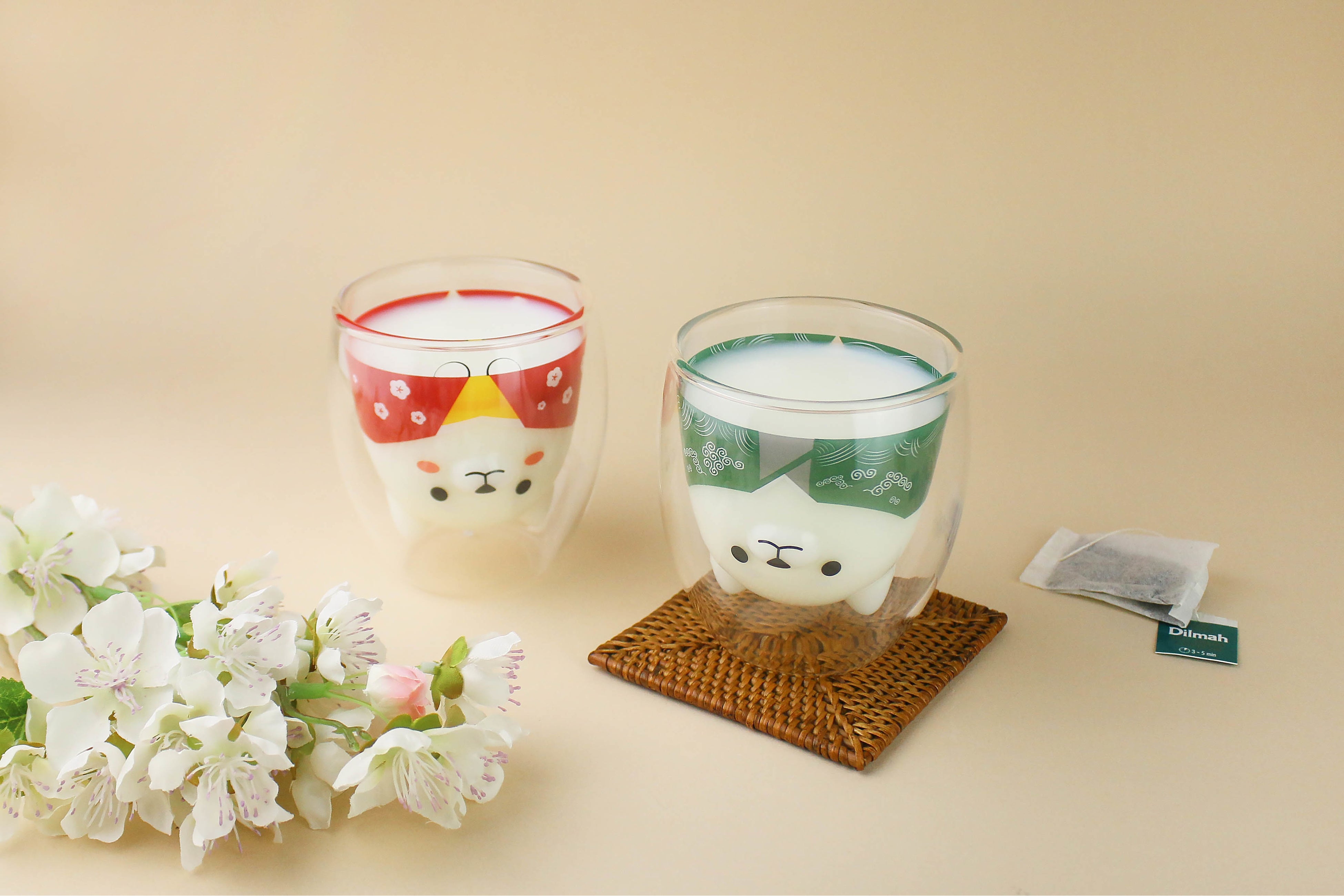 和服しば仲良しセット（梅）