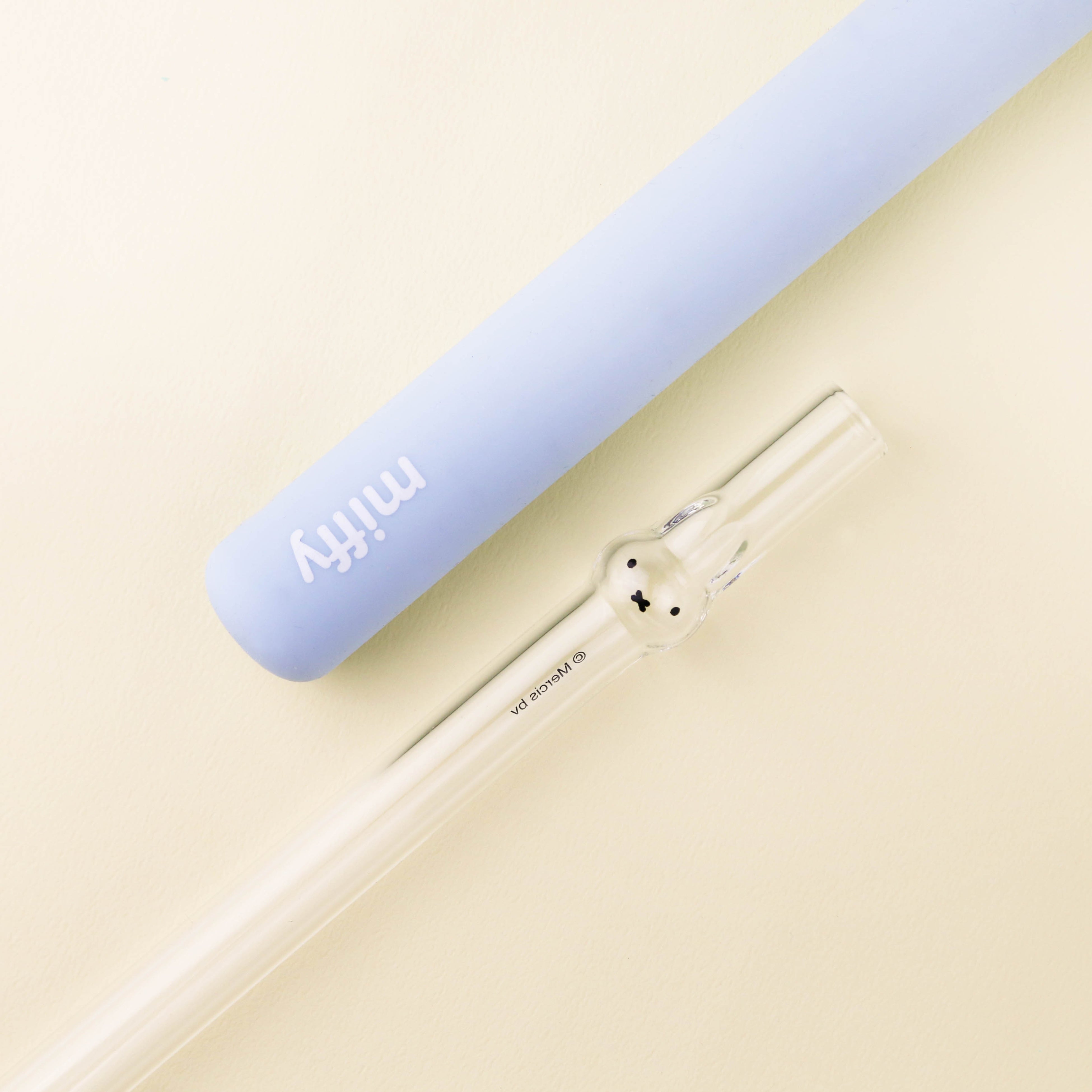 「ミッフィー」ガラス製マイストロー　スタンダード　©Mercis bv