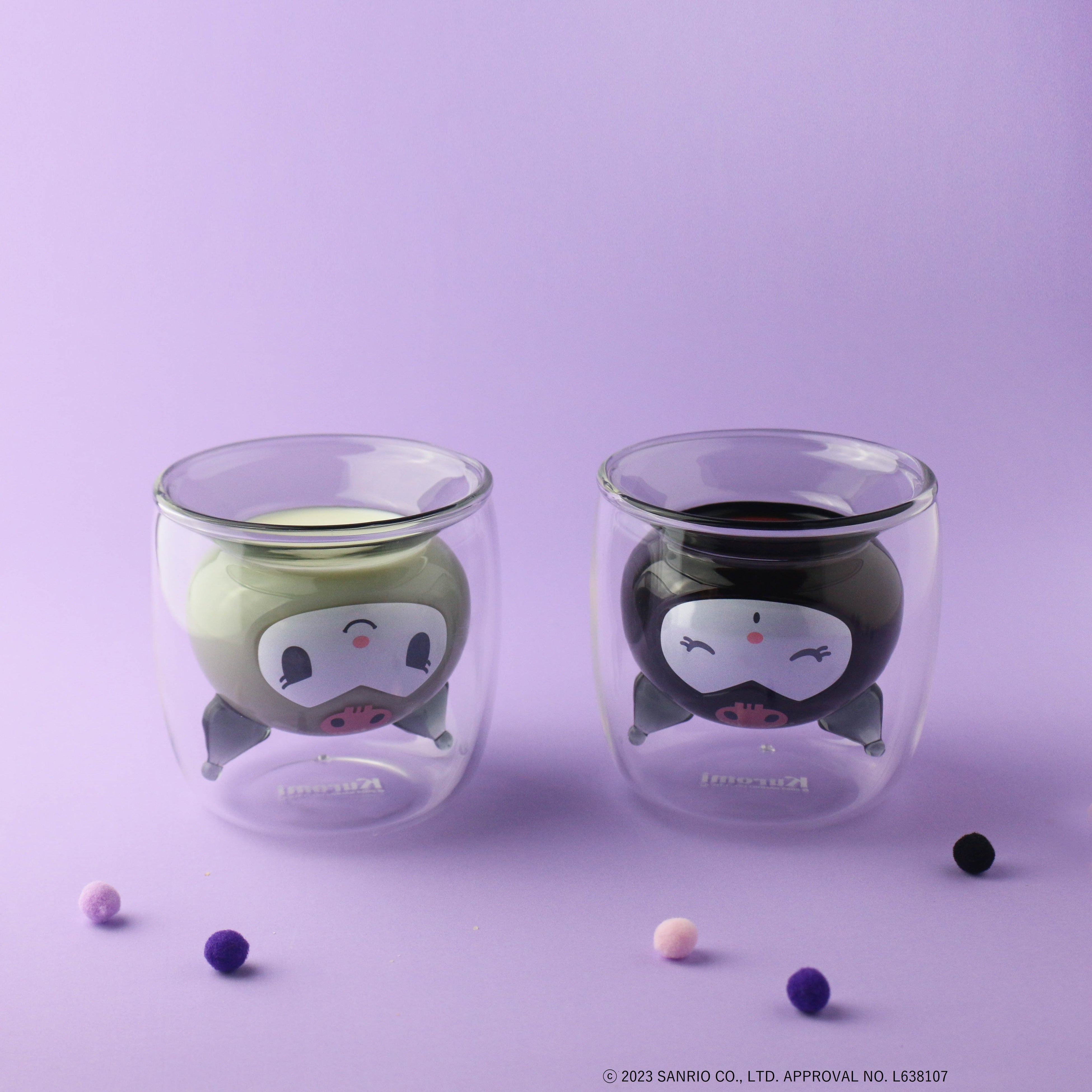 「クロミ」ダブルウォールグラス