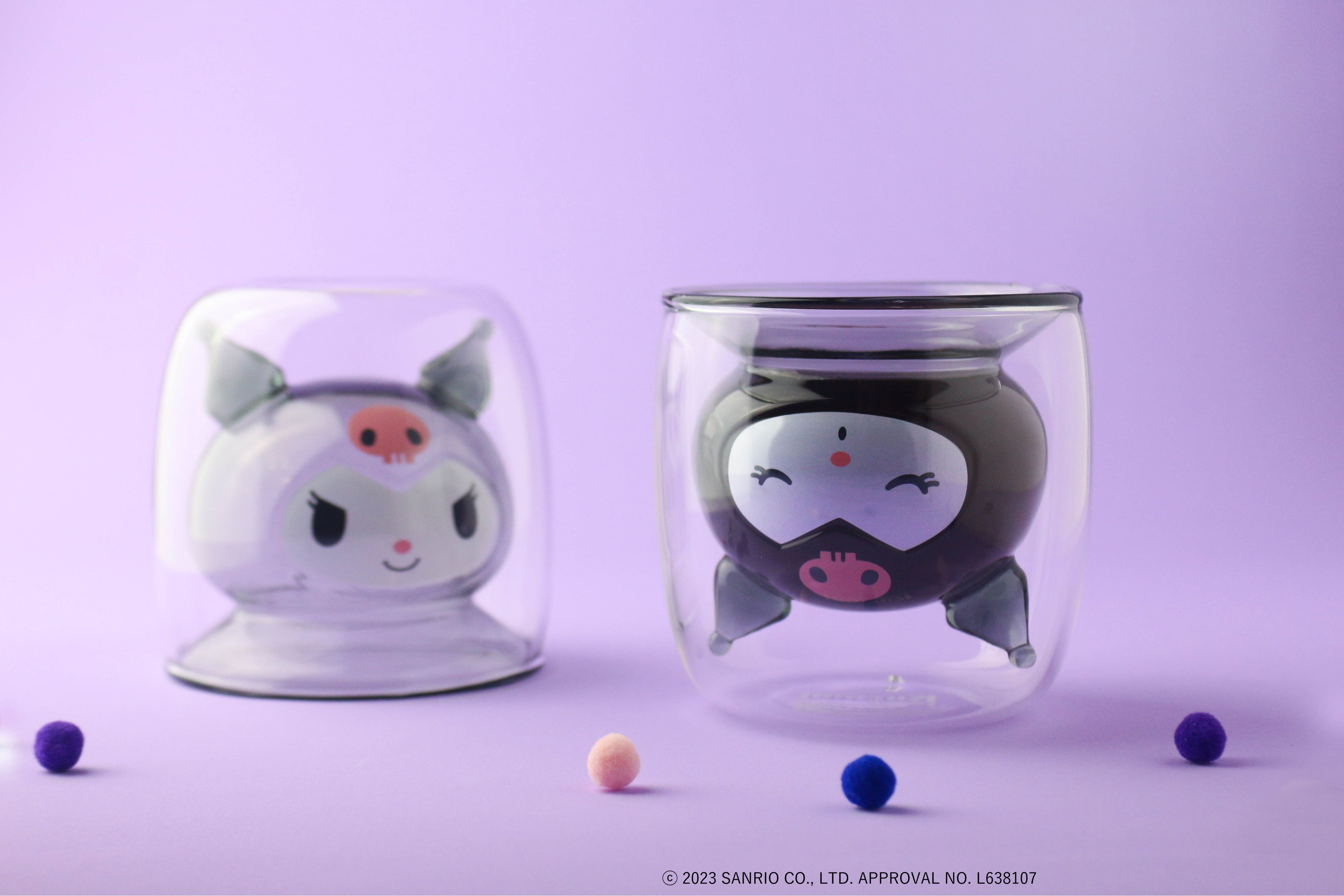 「クロミ」ダブルウォールグラス