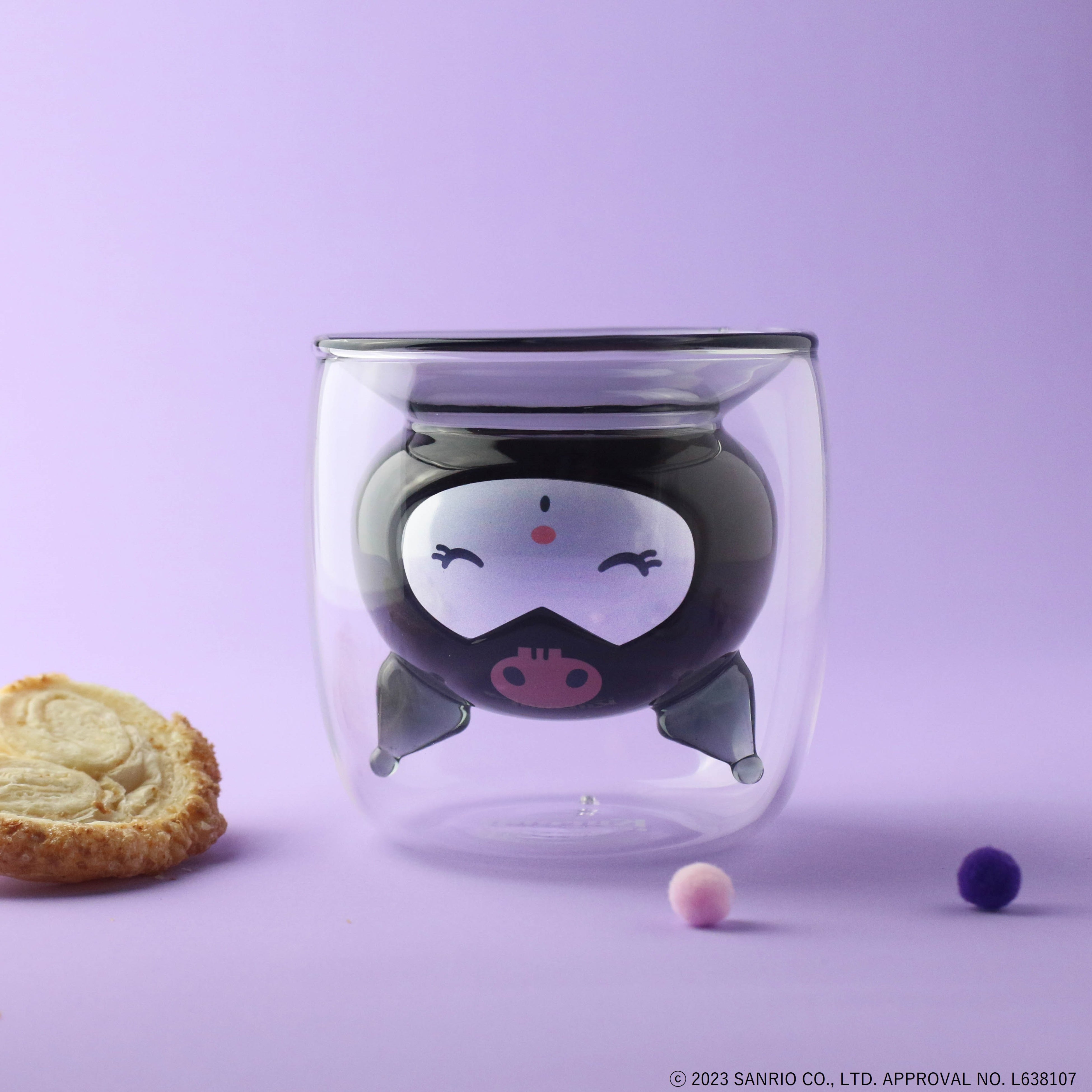 「クロミ」ダブルウォールグラス おねむり