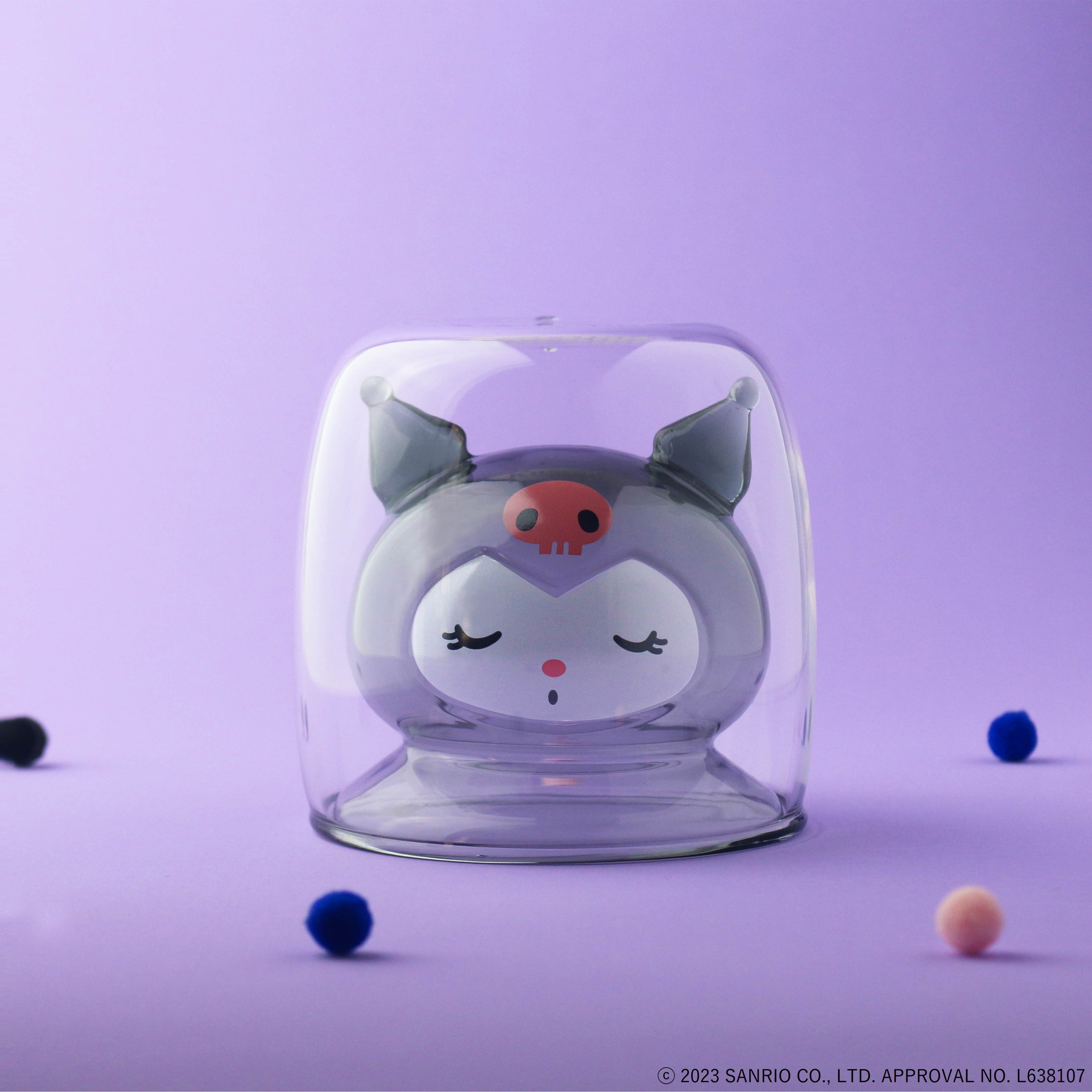 「クロミ」ダブルウォールグラス おねむり