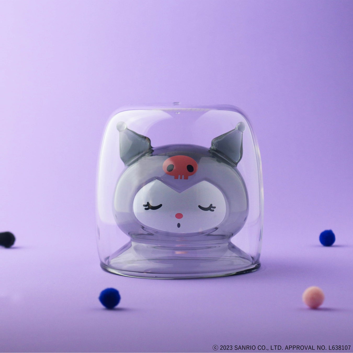 「クロミ」ダブルウォールグラス おねむり