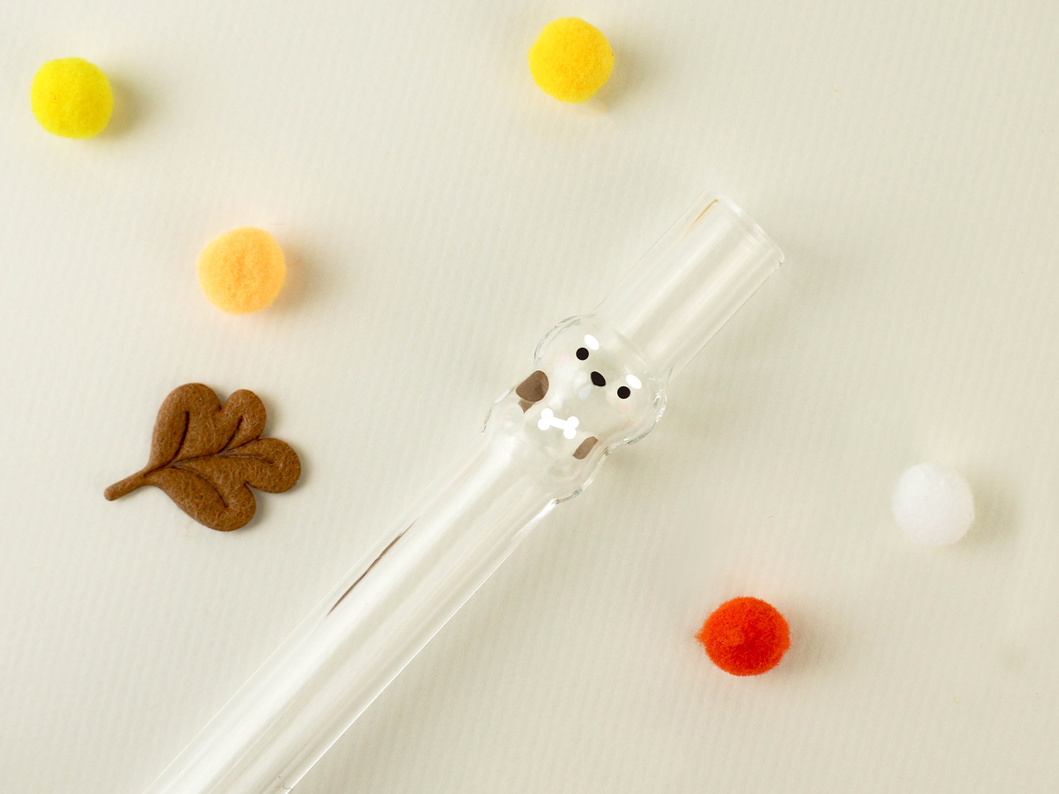 わんぱく犬ストロー