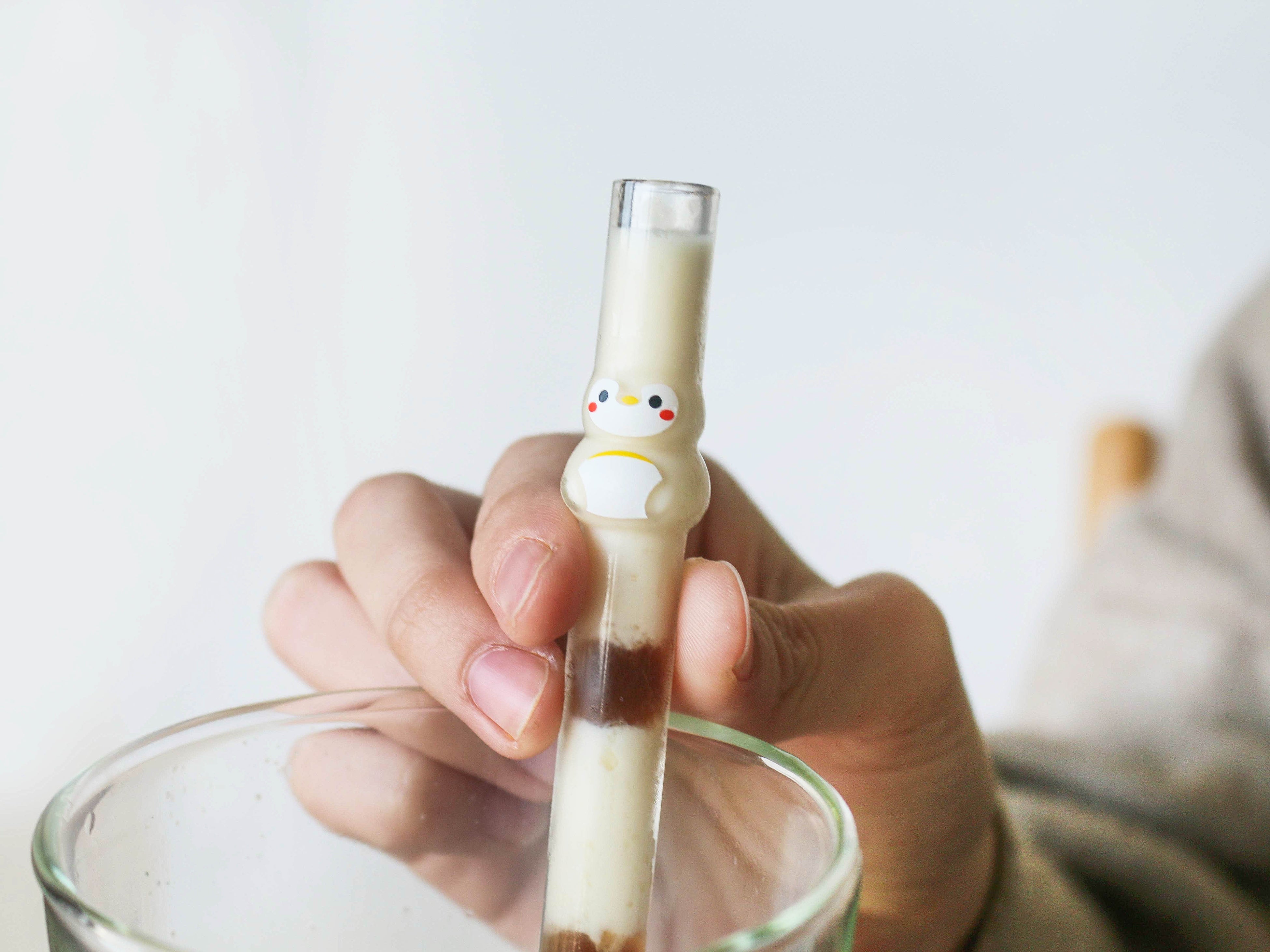 グッドグラス「ペンギン」ガラス製マイストロー