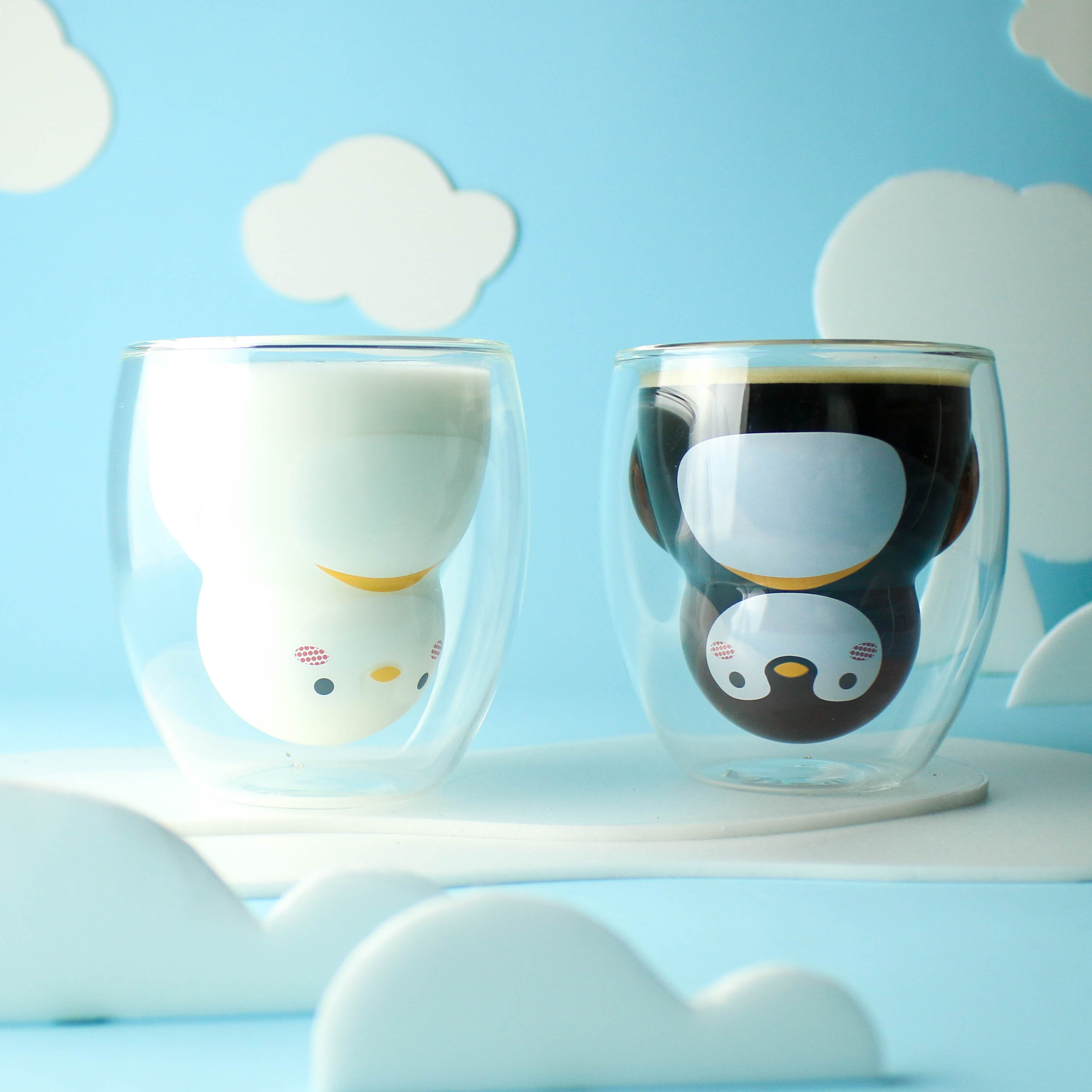 グッドグラス「ペンギン」ダブルウォールグラス