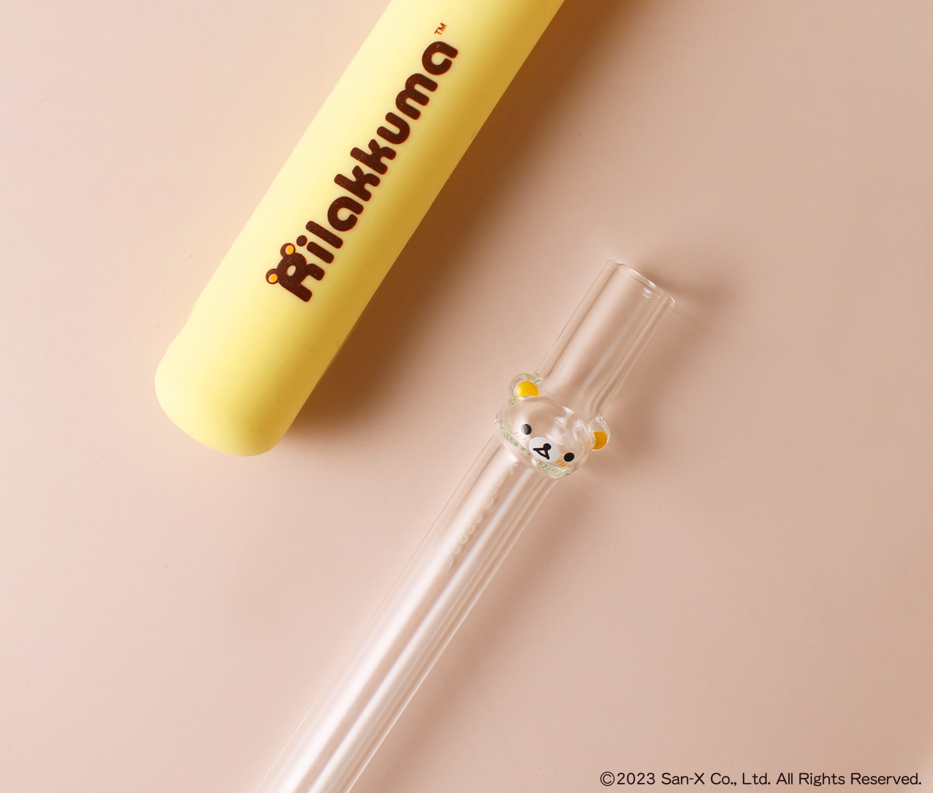 「リラックマ」ガラスストローセット　スタンダード