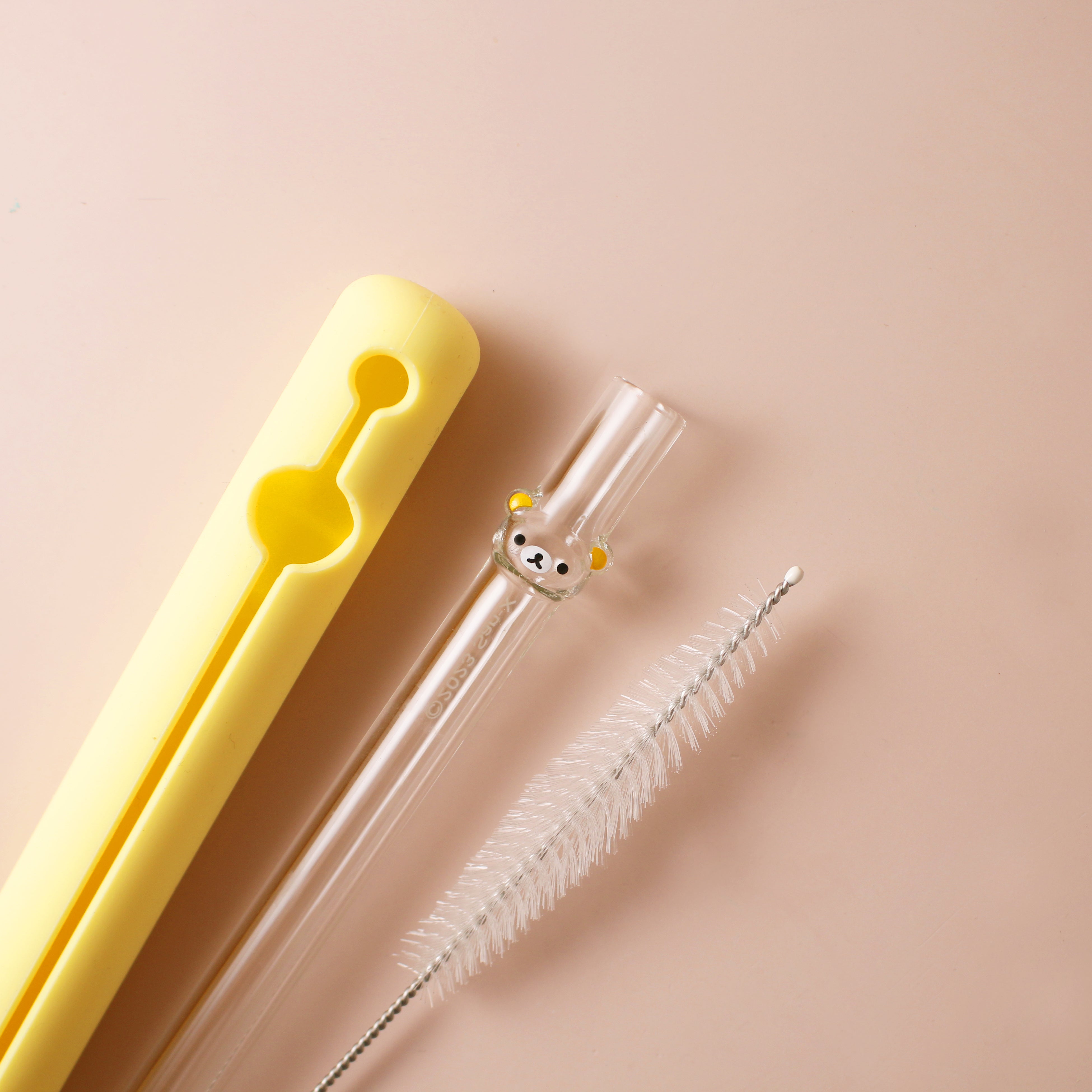 「リラックマ」ガラスストローセット　スタンダード