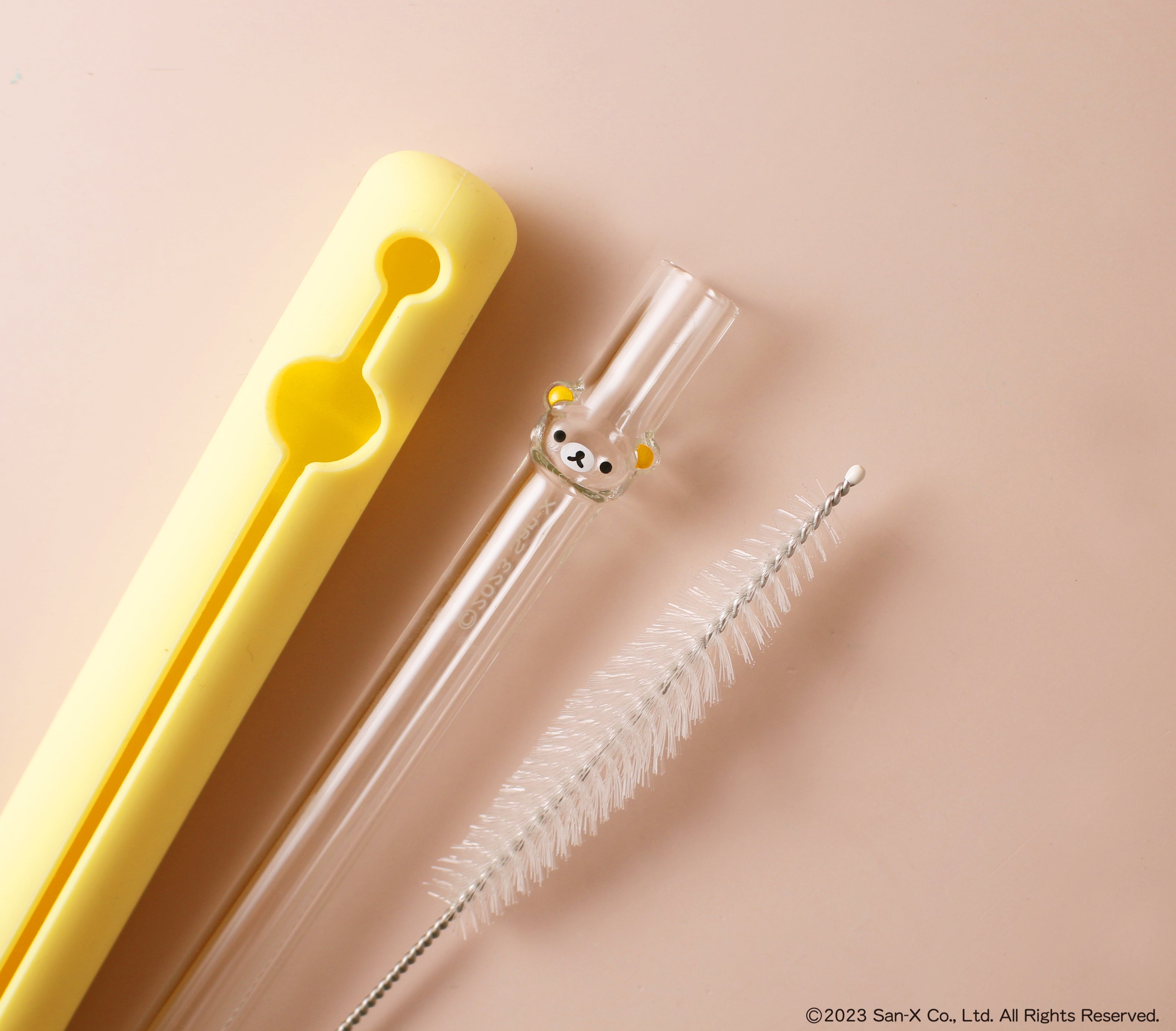 「リラックマ」ガラスストローセット　スタンダード