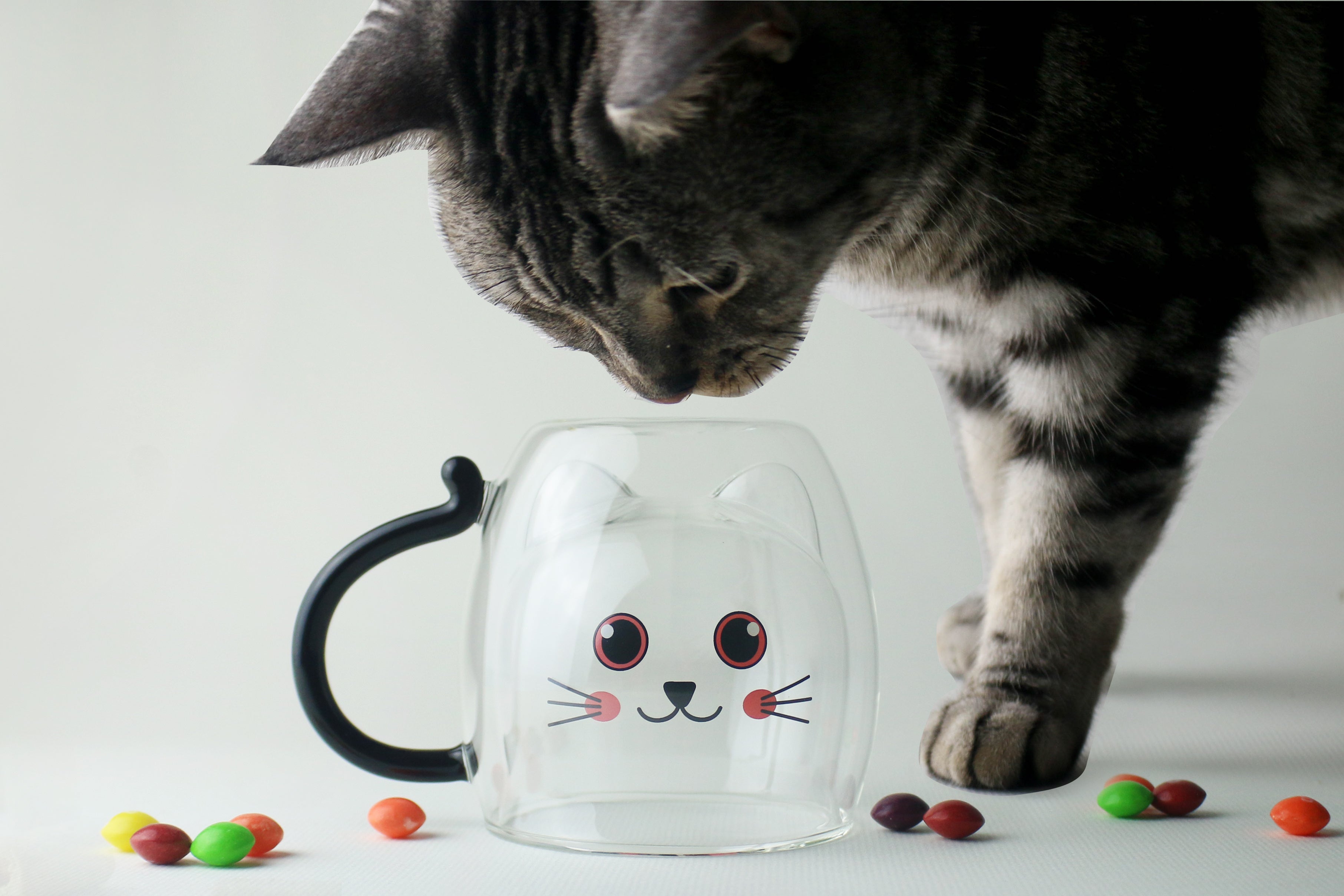 グッドグラス「ねこマグ」ブラック