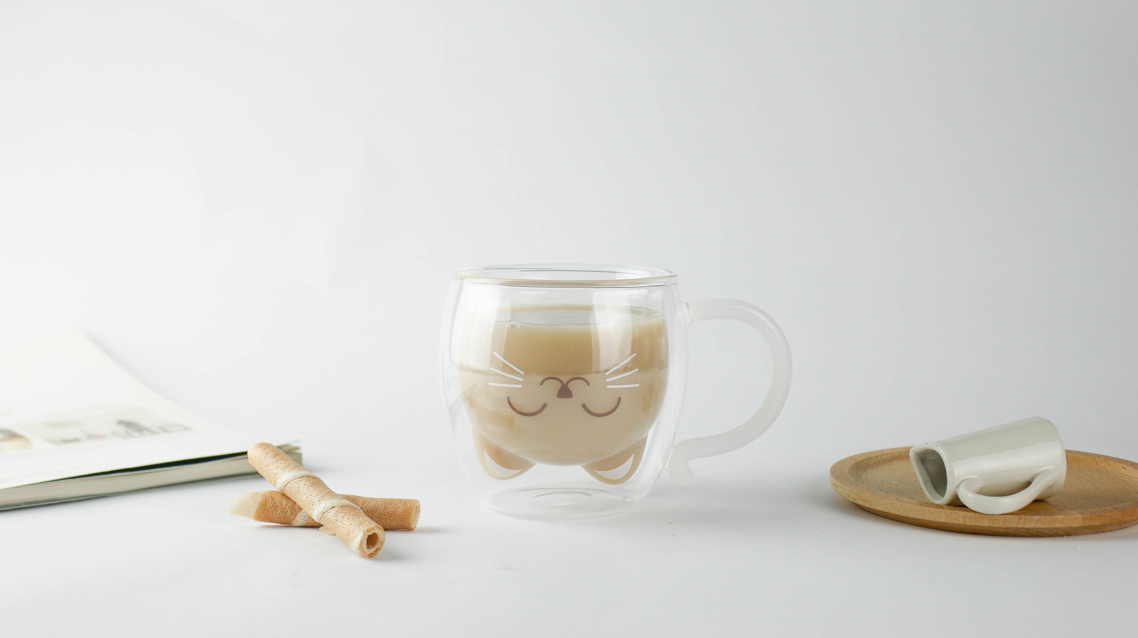 グッドグラス「ねこマグ」ホワイト