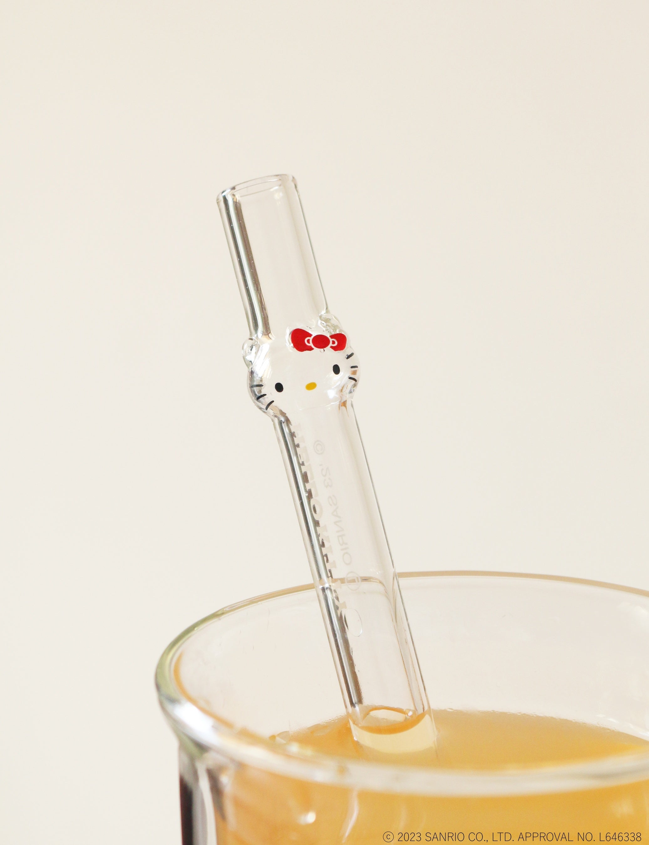 「ハローキティ」ガラス製マイストロー