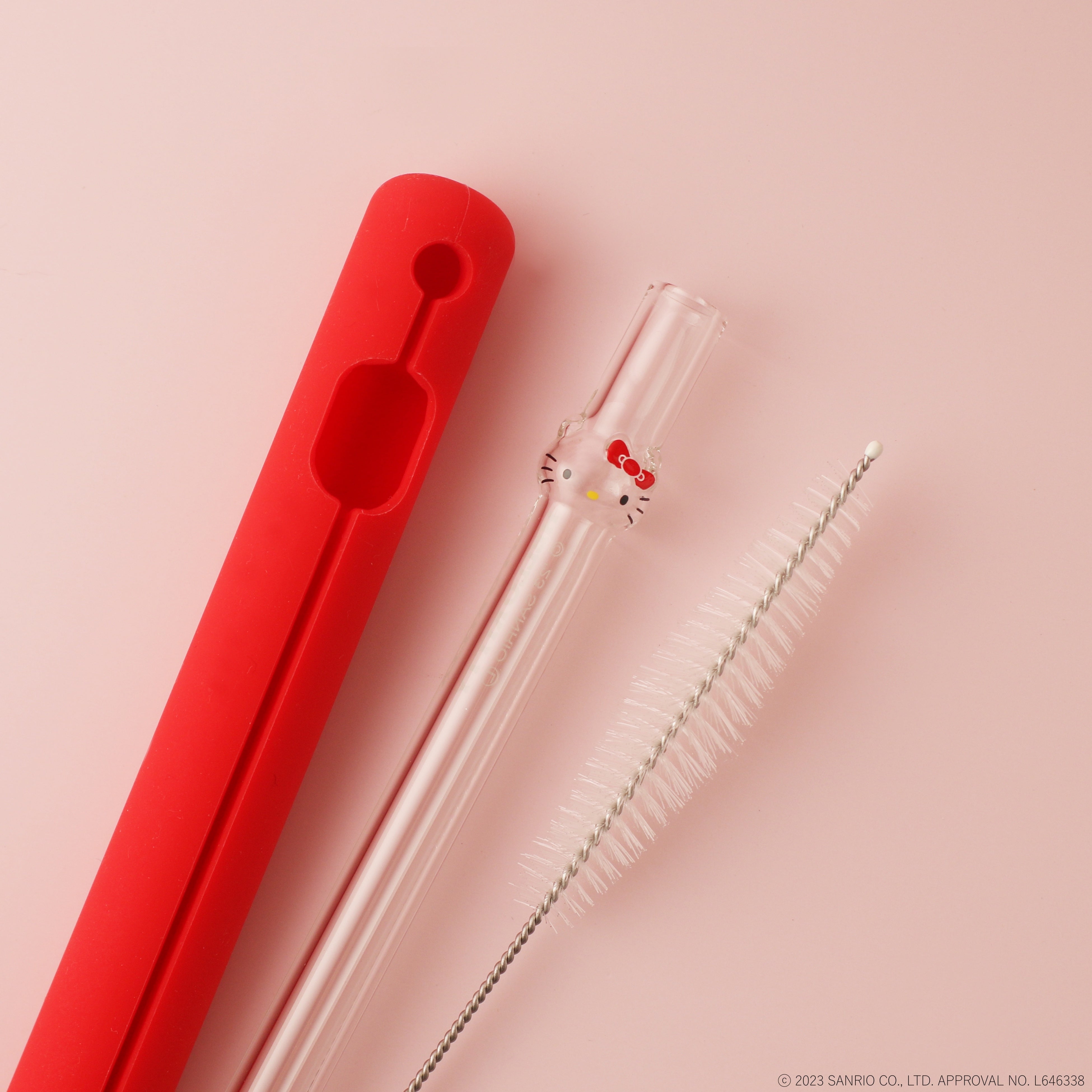 「ハローキティ」ガラス製マイストロー