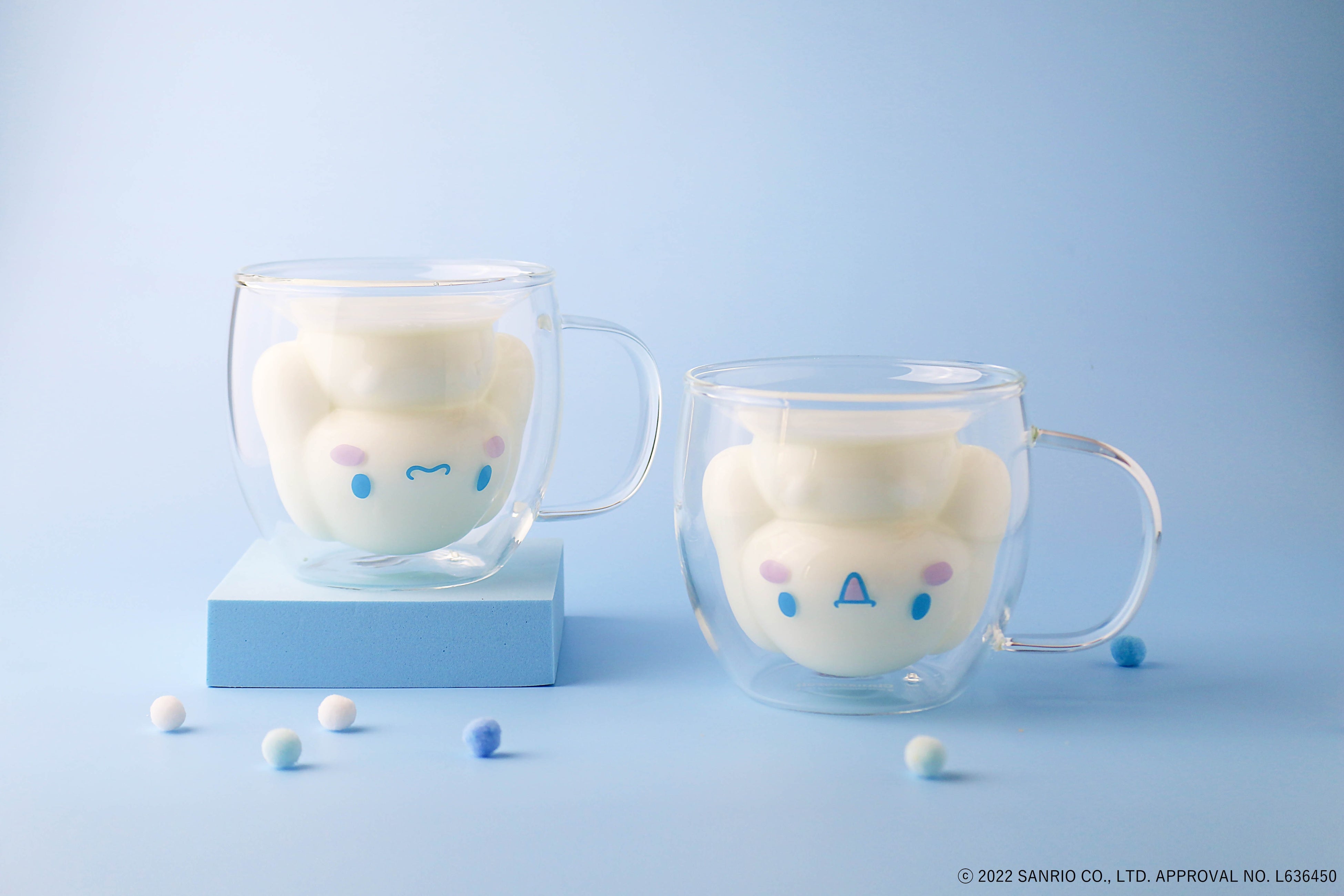 「シナモロール」ダブルウォールグラス