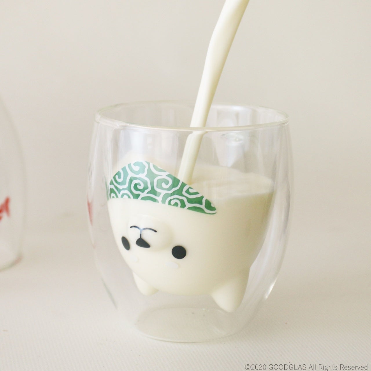 「しば」マグ（緑スカーフ）