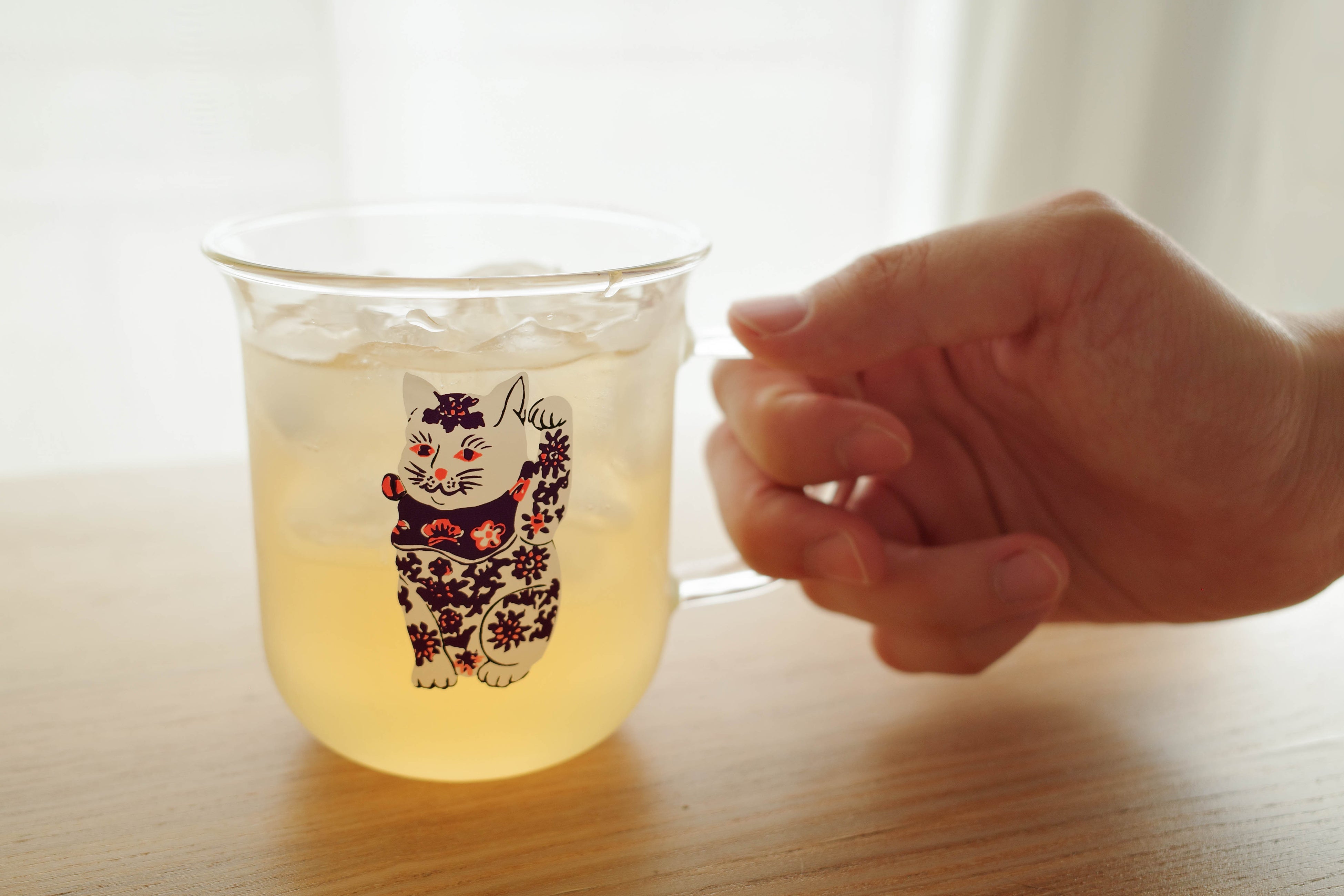 ケイタマルヤマ×グッドグラス&nbsp; 招き猫グラス
