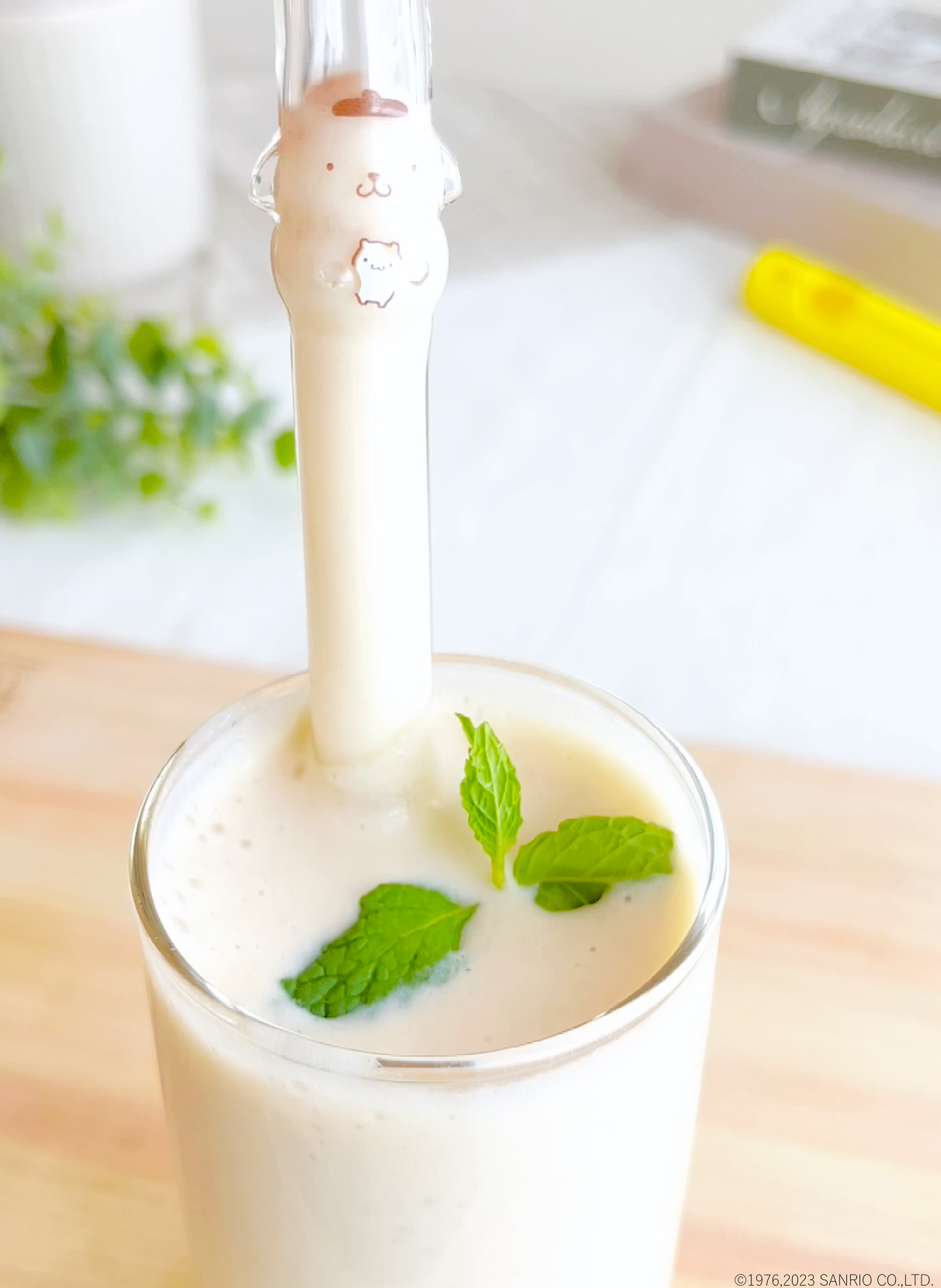 ポムポムプリン　ストロー