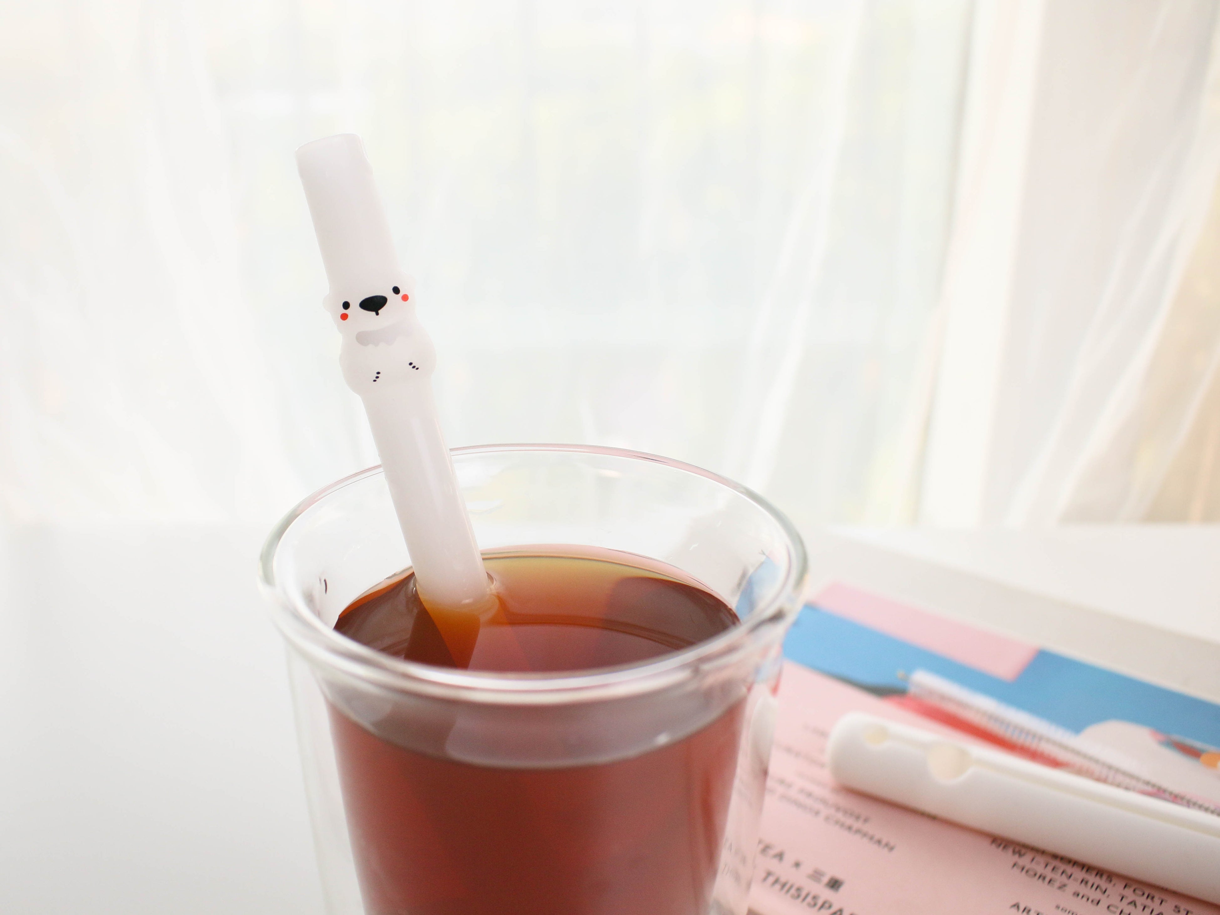 ホッキョクグマ　ストロー