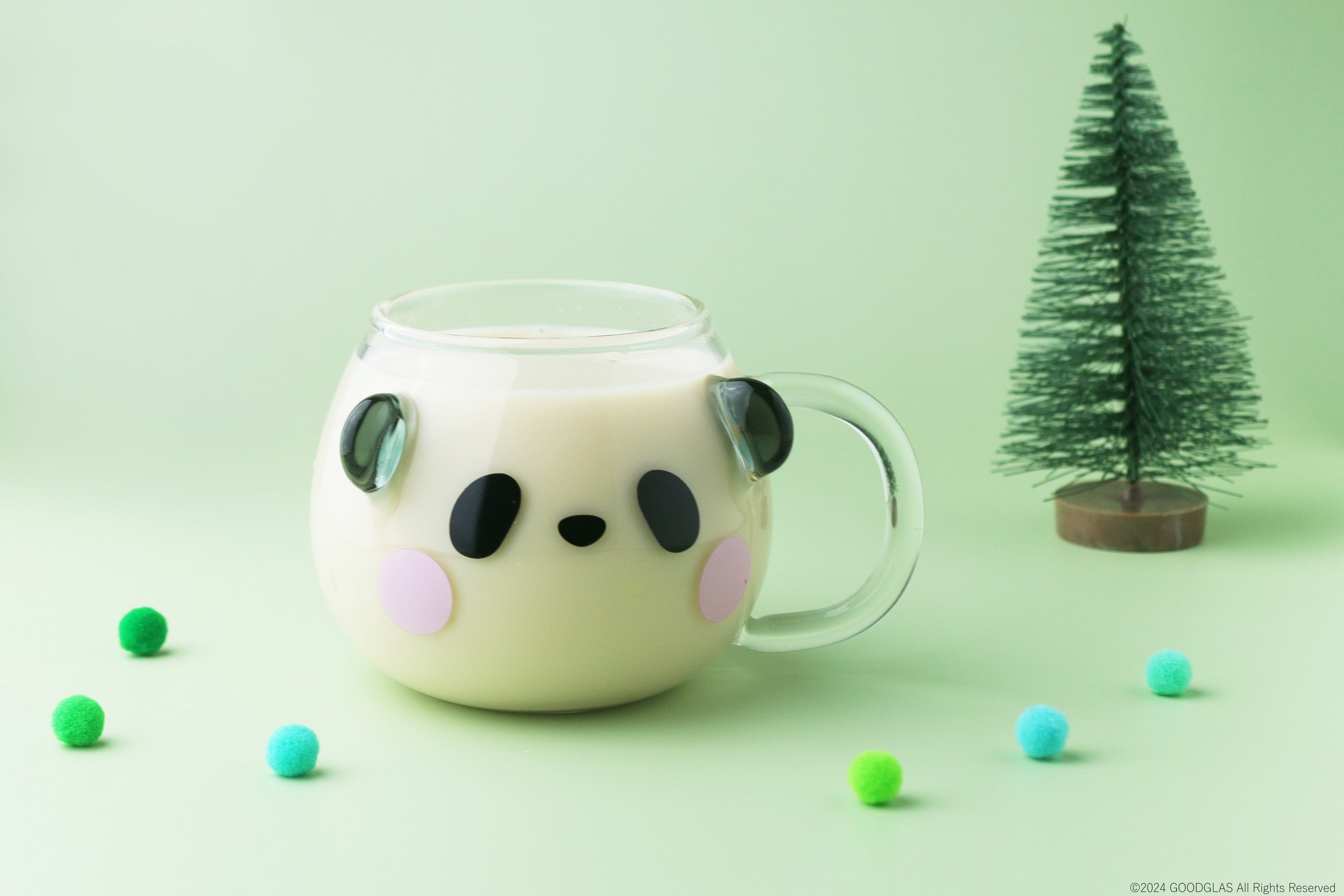 「パンダ」シングルウォールグラス