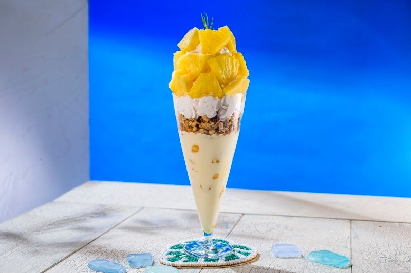 【フルーチェパイナップルパフェ】