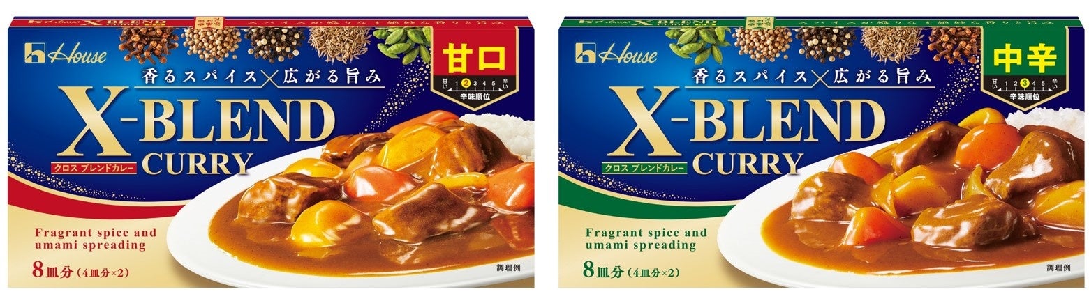 約10年ぶりとなる、大箱ルウカレーの新ブランドが登場!スパイスの “華やぐ香りと心地よい余韻”「X-BLEND CURRY(クロスブレンド ...