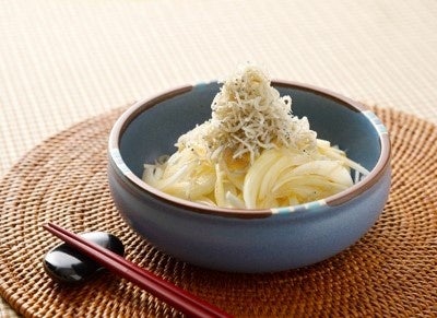 レシピ②スマイルボールとジャコのポン酢ごま油和え