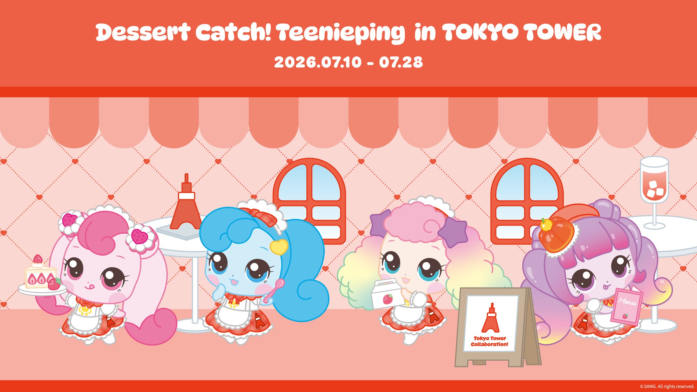 Dessert Catch! Teenieping event at Tokyo Tower