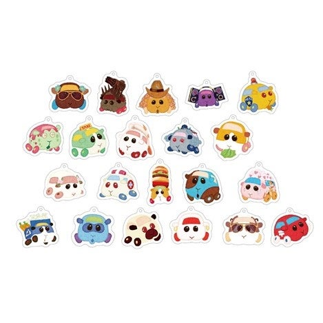 アクリルキーホルダー 全21種【ブラインドパック】660円