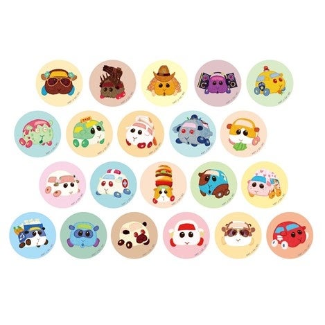 缶バッジ 全21種【ブラインドパック】440円