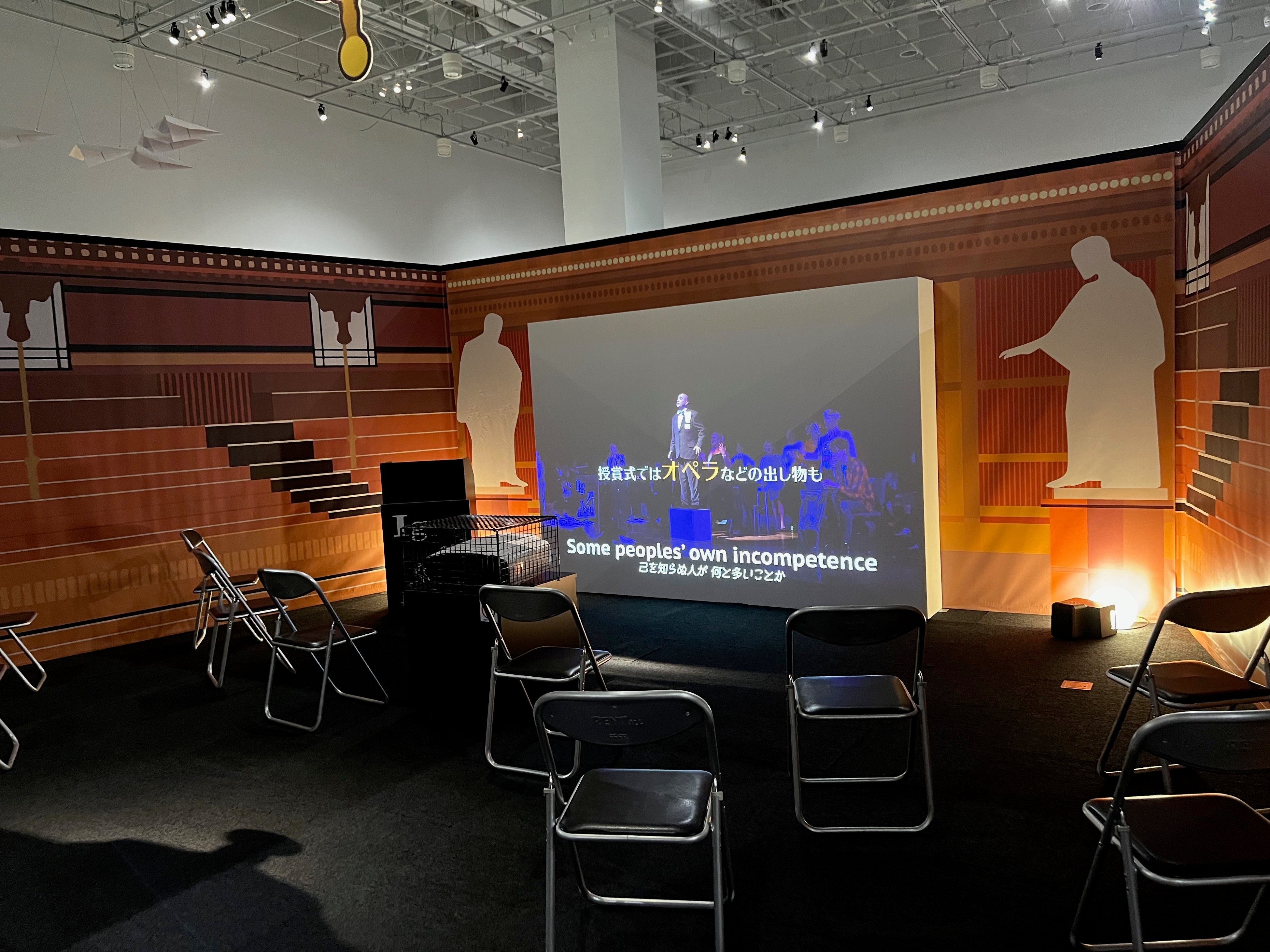 〈授賞式体験ブース〉2021年10月　福岡会場の様子