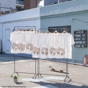 TinyTAN Dynamite　 フェイスプリントTシャツ(全7種)　価格：3,500円