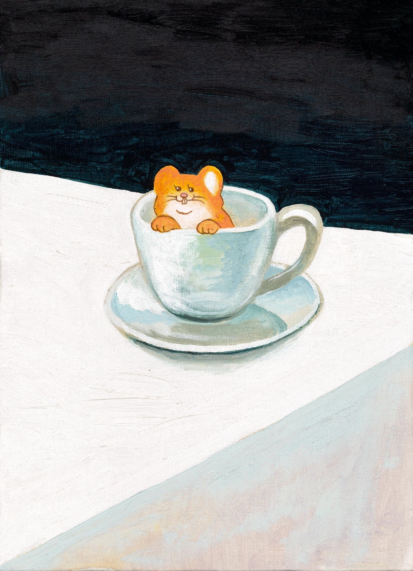 カップの中のスキネズミ