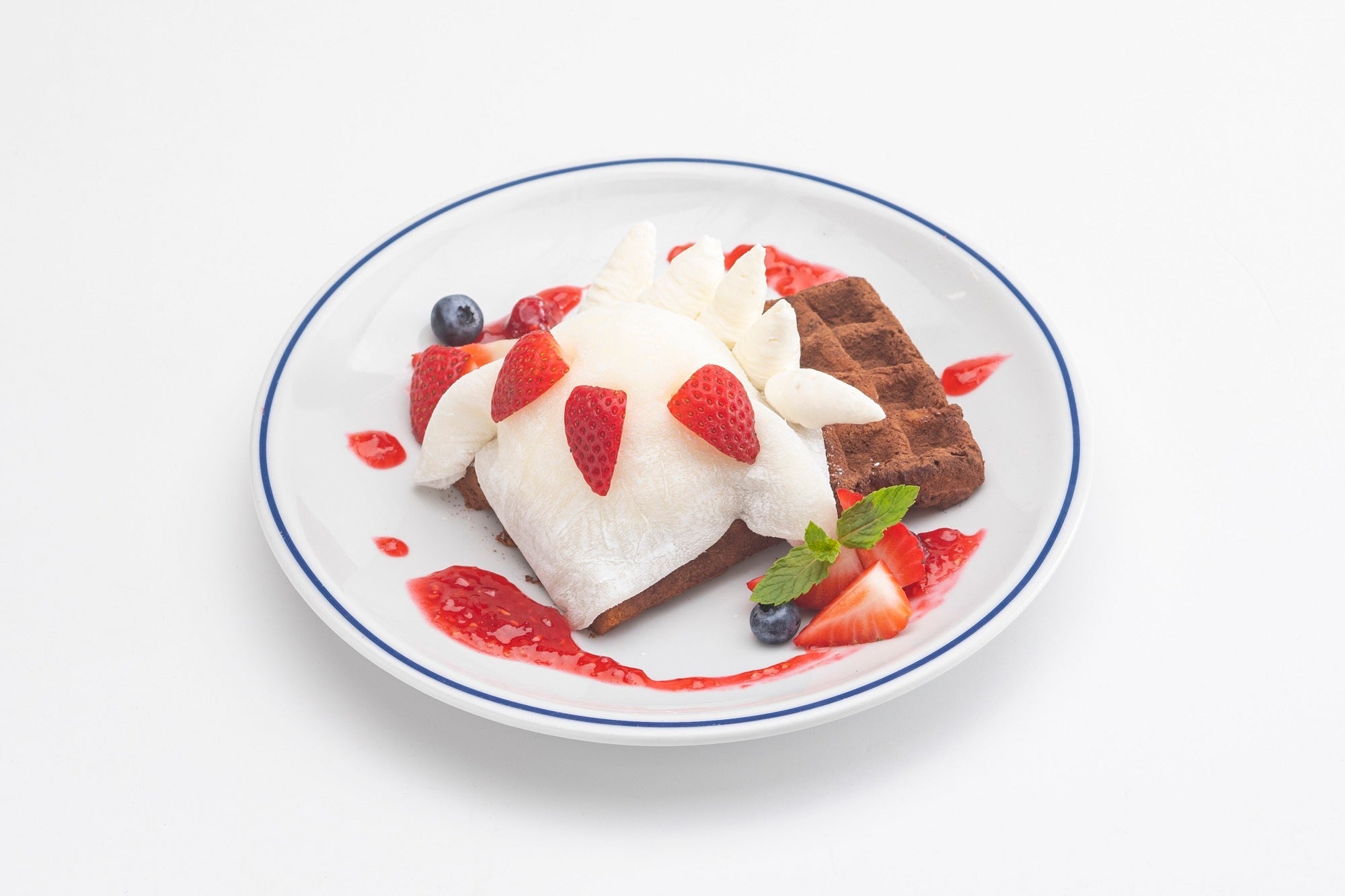 ファプタのフロマージュベリーソースワッフル