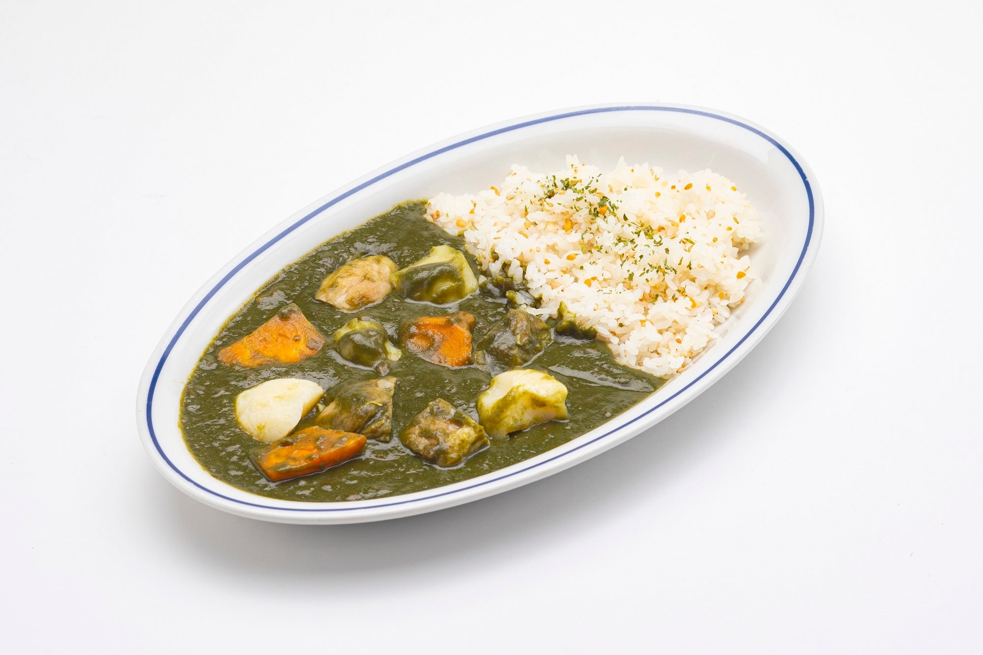 クベキャサス(ほうれん草のカレー)～リコ玉孵り焼き付き～