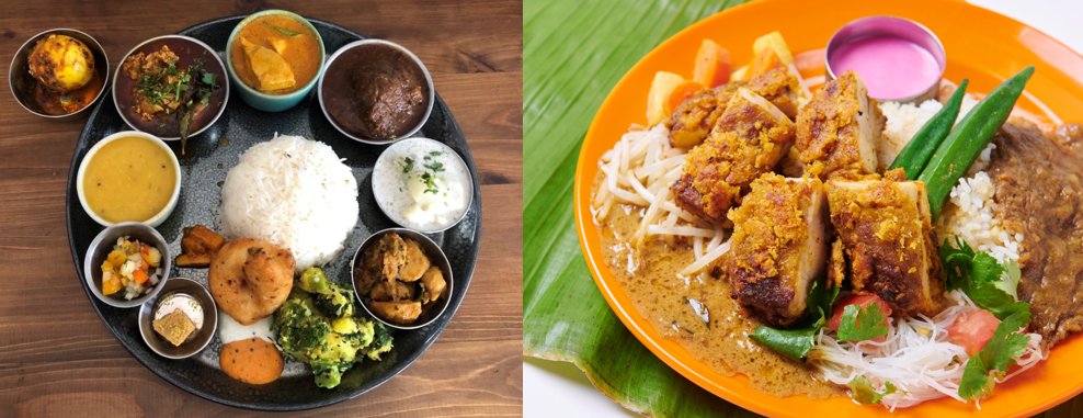 9月23(金・祝)-24(土) ゼロツー ナシカンダール トーキョー×toi 印食店 『南インドとマレーシアのガッタイダープレート』 ￥2,500 ※写真は各店の写真となります