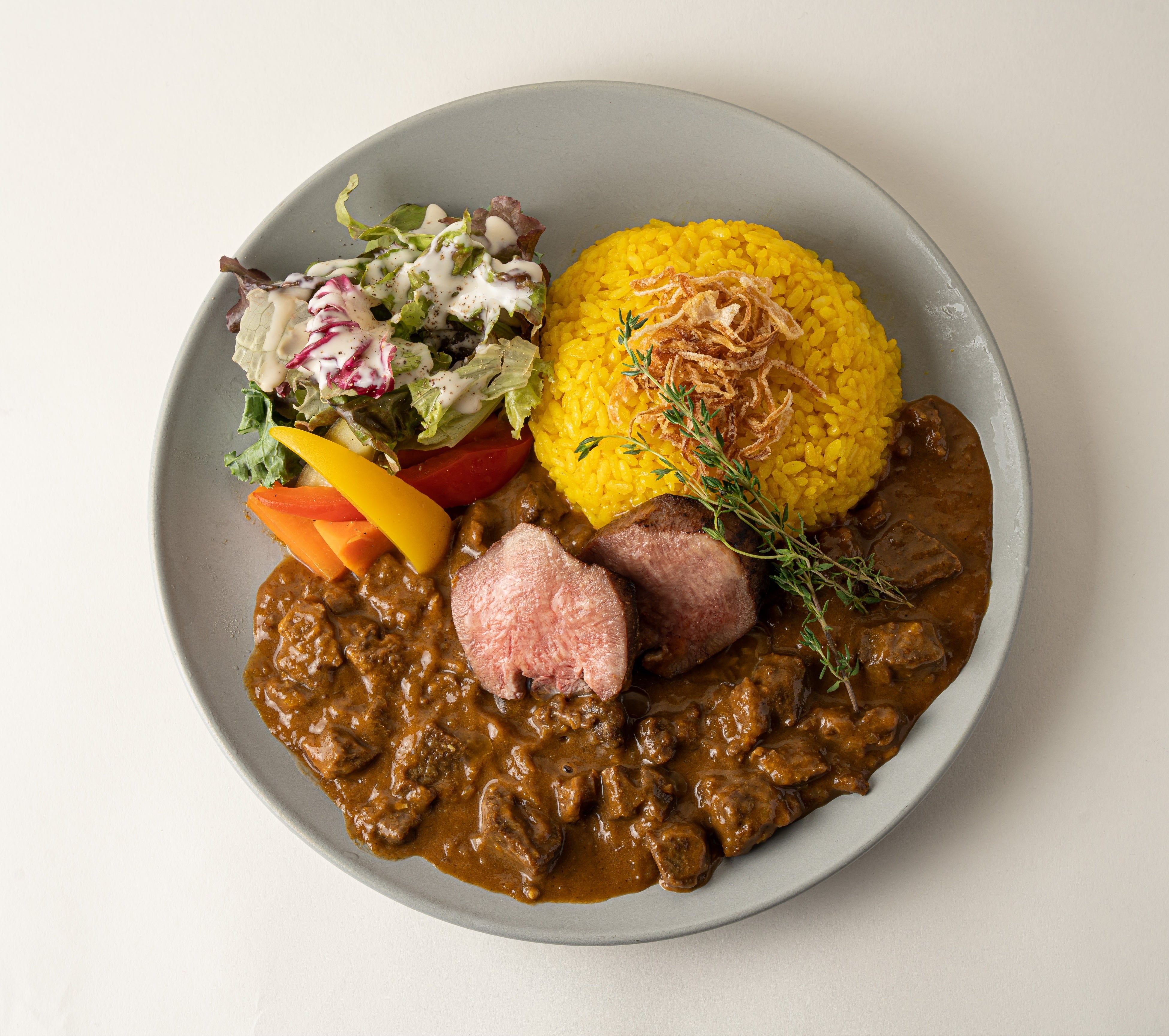 B2F ワインビュッフェと肉 BUTCHER&WINE  『特製厚切り牛タンカレー』 ￥1,430