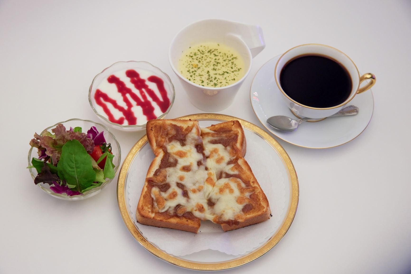 4F 丸福珈琲店 Good Old＆New Edition 『丸福カリートーストセット』￥1,390