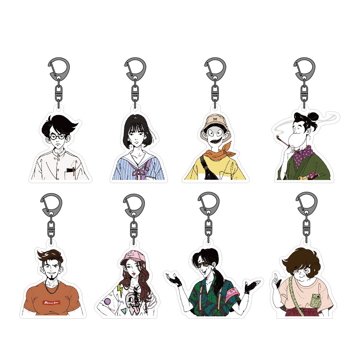 アクリルキーホルダーガチャ（全8種）