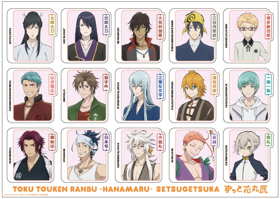 ステッカーシートC(15キャラ)600円（税込）