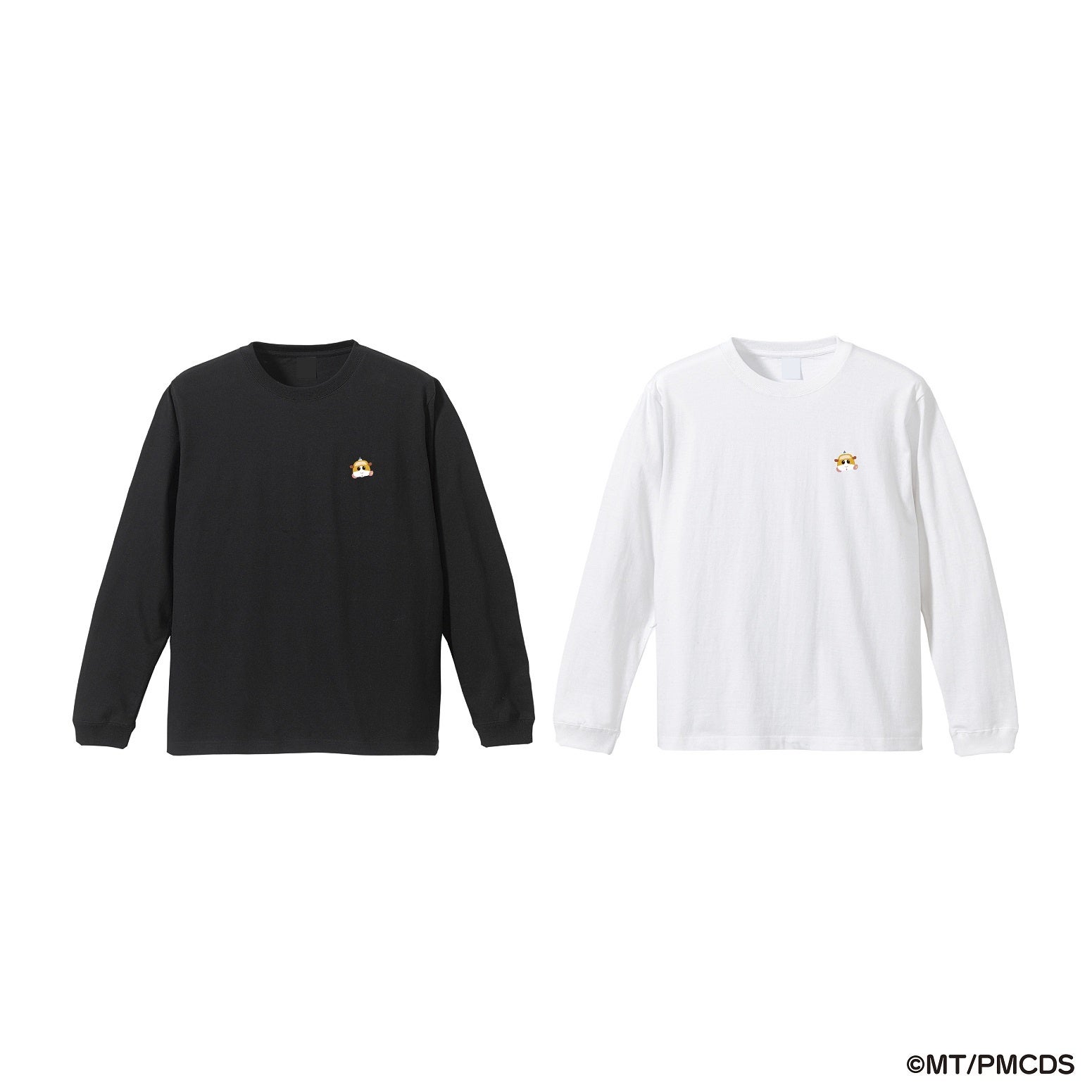 ロングスリーブTシャツ（教習ポテト・ブラック／ホワイト）