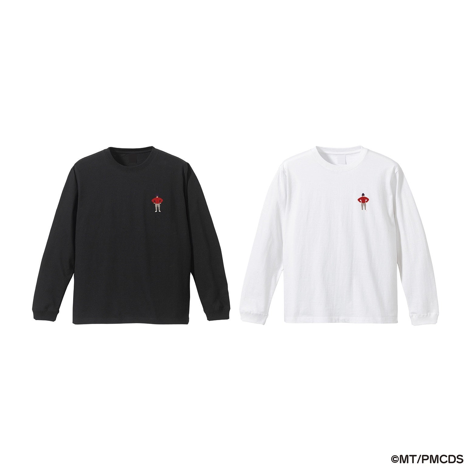 ロングスリーブTシャツ（鬼教官・ブラック／ホワイト））