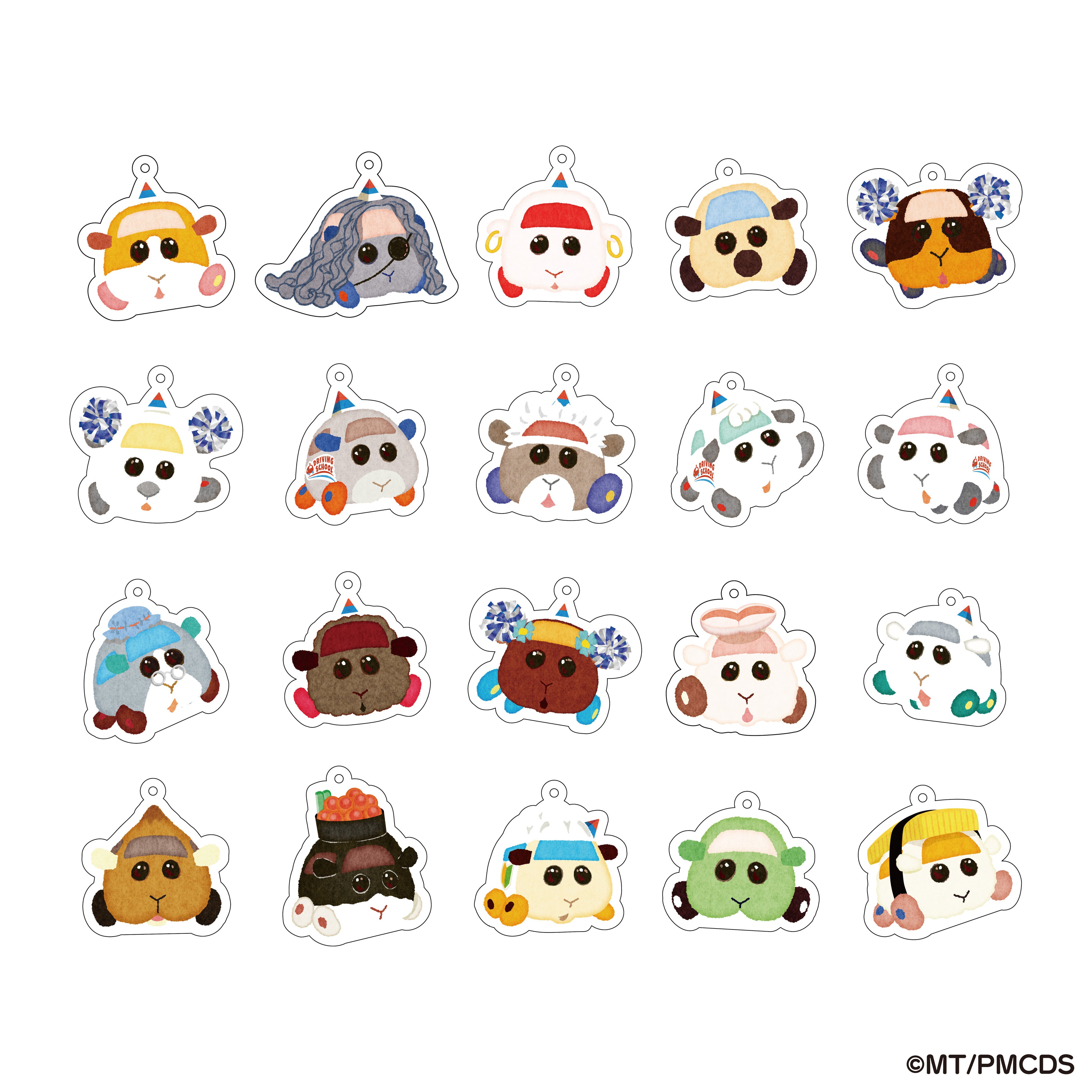 アクリルキーホルダー (全20種・カプセルトイ) 1回500円(税込)