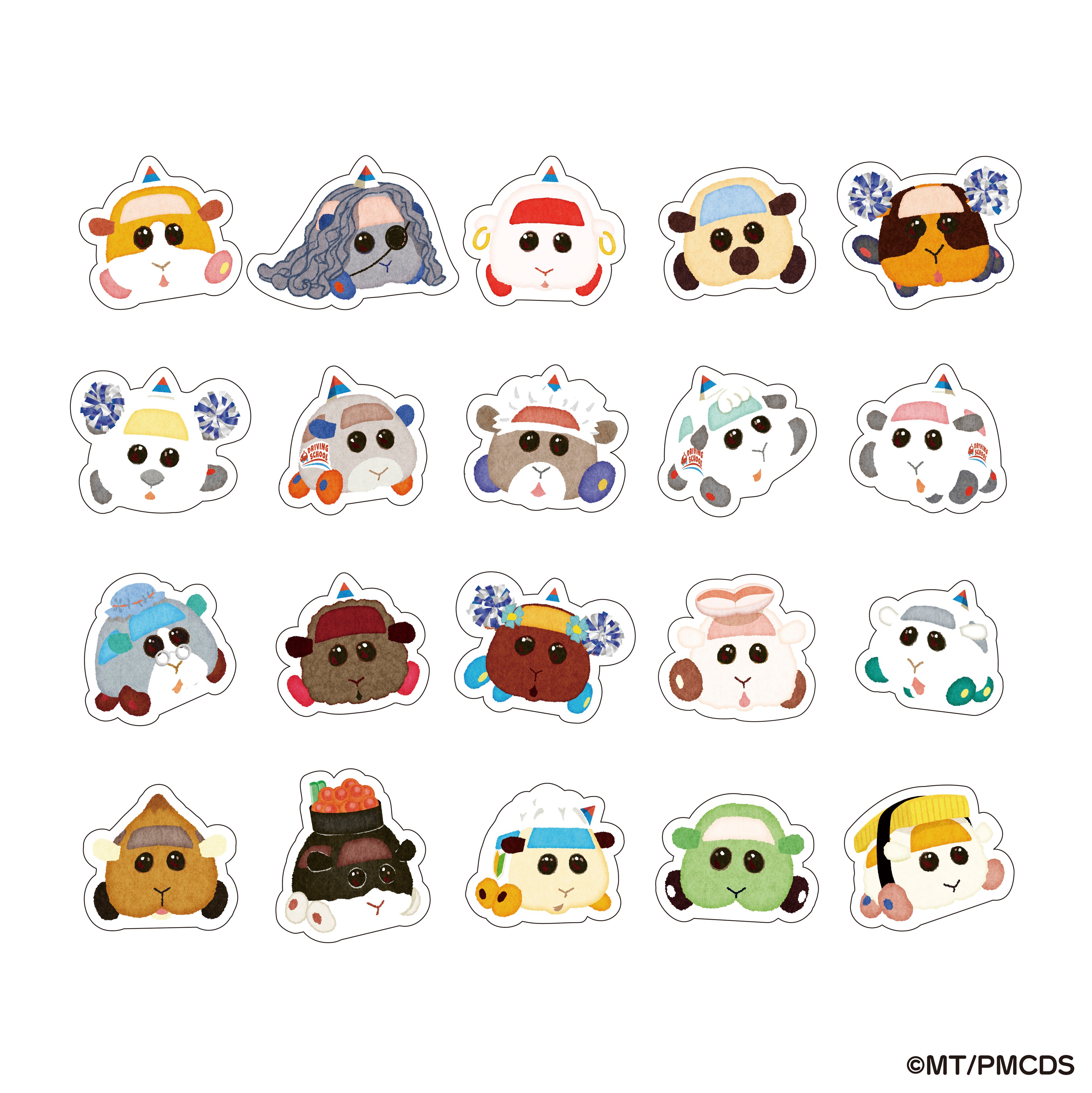 ダイカットポストカード(全20種)各275円(税込)