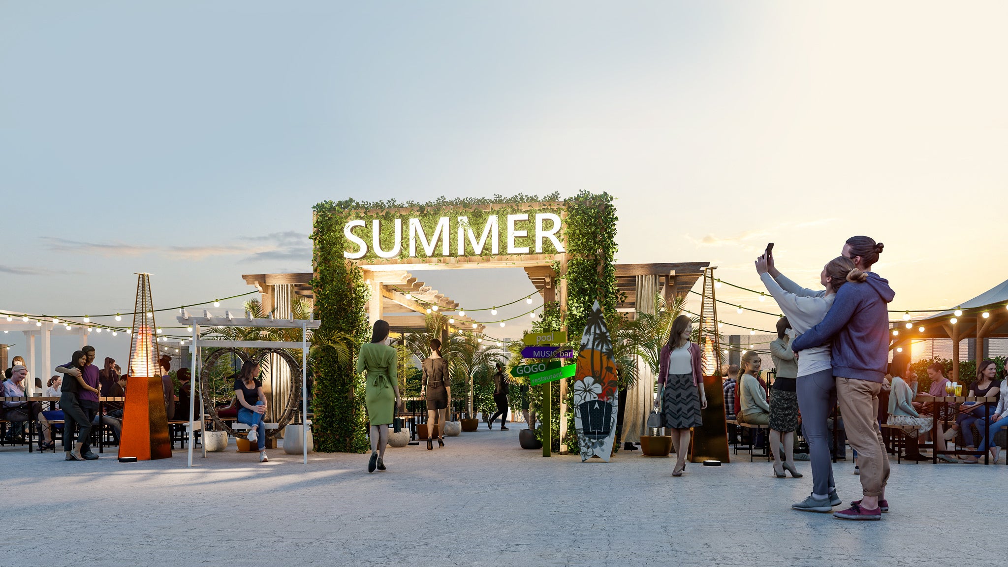 札幌PARCO屋上ビアガーデン『BBQ BeerGarden THE SUMMER』好評開催中