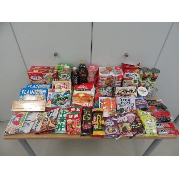 前回のフードドライブで集まった食品