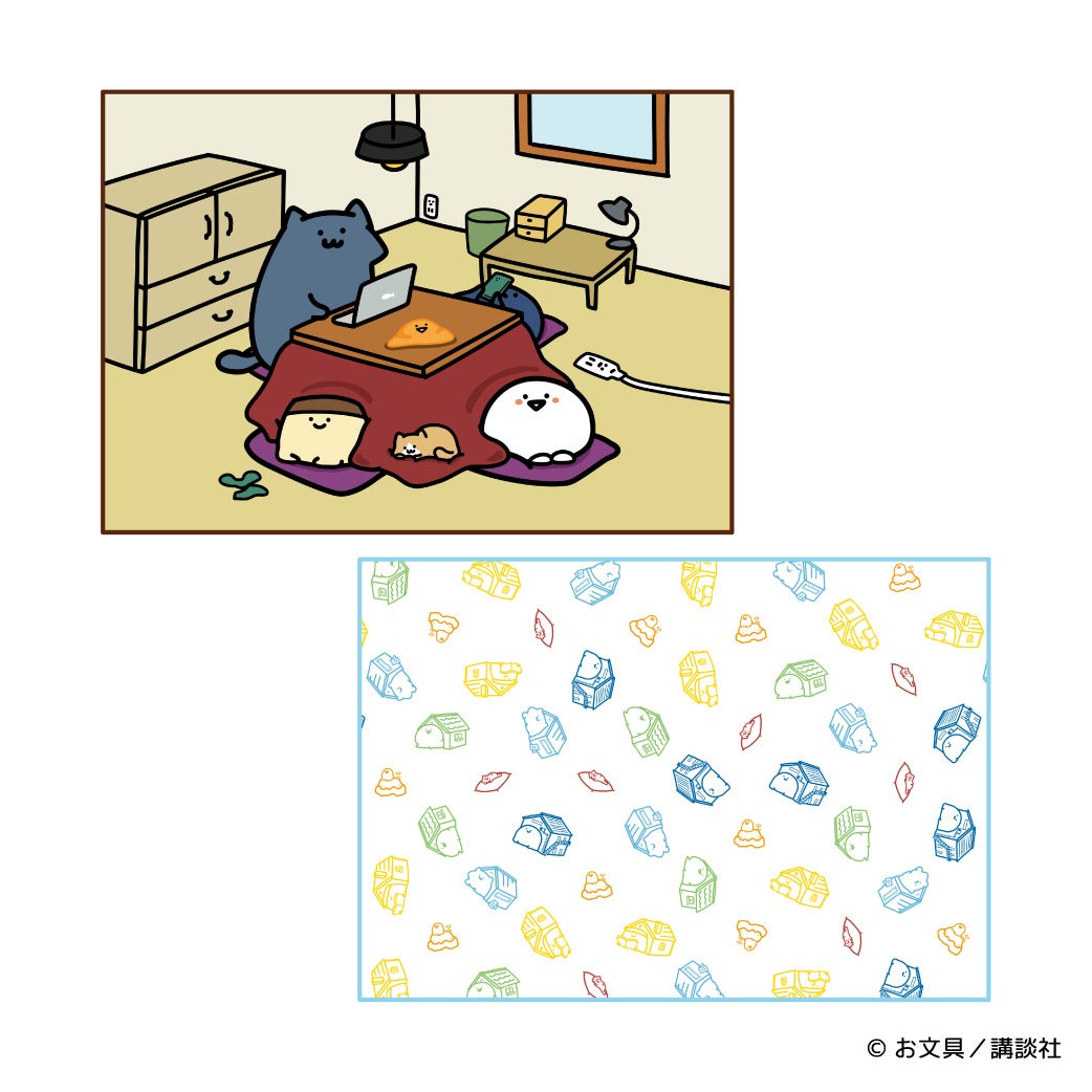 お文具といっしょ　複製原画 お文具といっしょ わいのおうち POP UP STORE」錦糸町PARCOにて