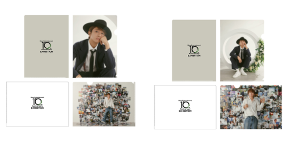 大丈夫、書類は僕が守りますから。クリアファイル（2枚セット　A・B）各1,200円（1会計各5個まで）